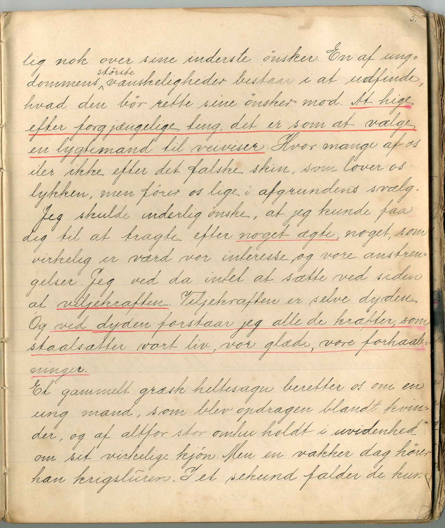 Valborg Olsens samling, FMFB/A-1144/F/L0003: Sitatbok, 1915