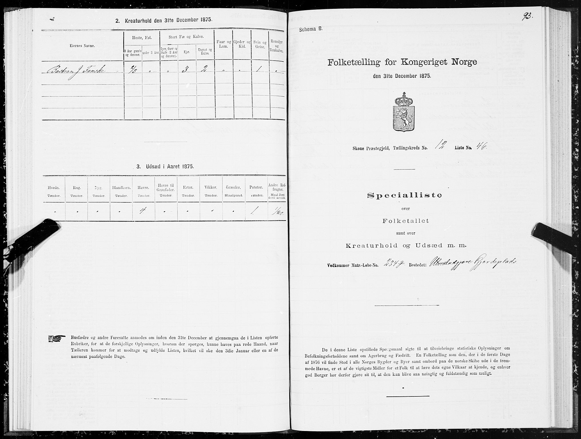 SAT, Folketelling 1875 for 1529P Skodje prestegjeld, 1875, s. 4093