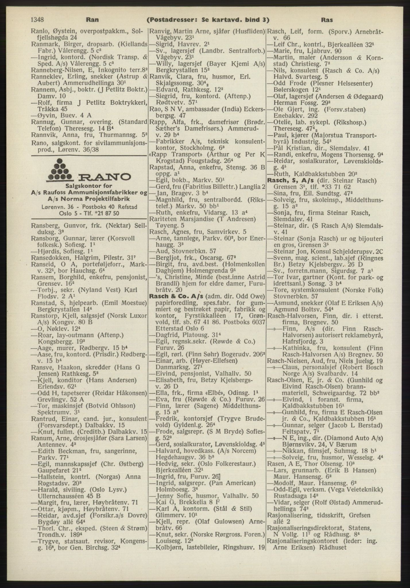 Kristiania/Oslo adressebok, PUBL/-, 1970-1971, s. 1348