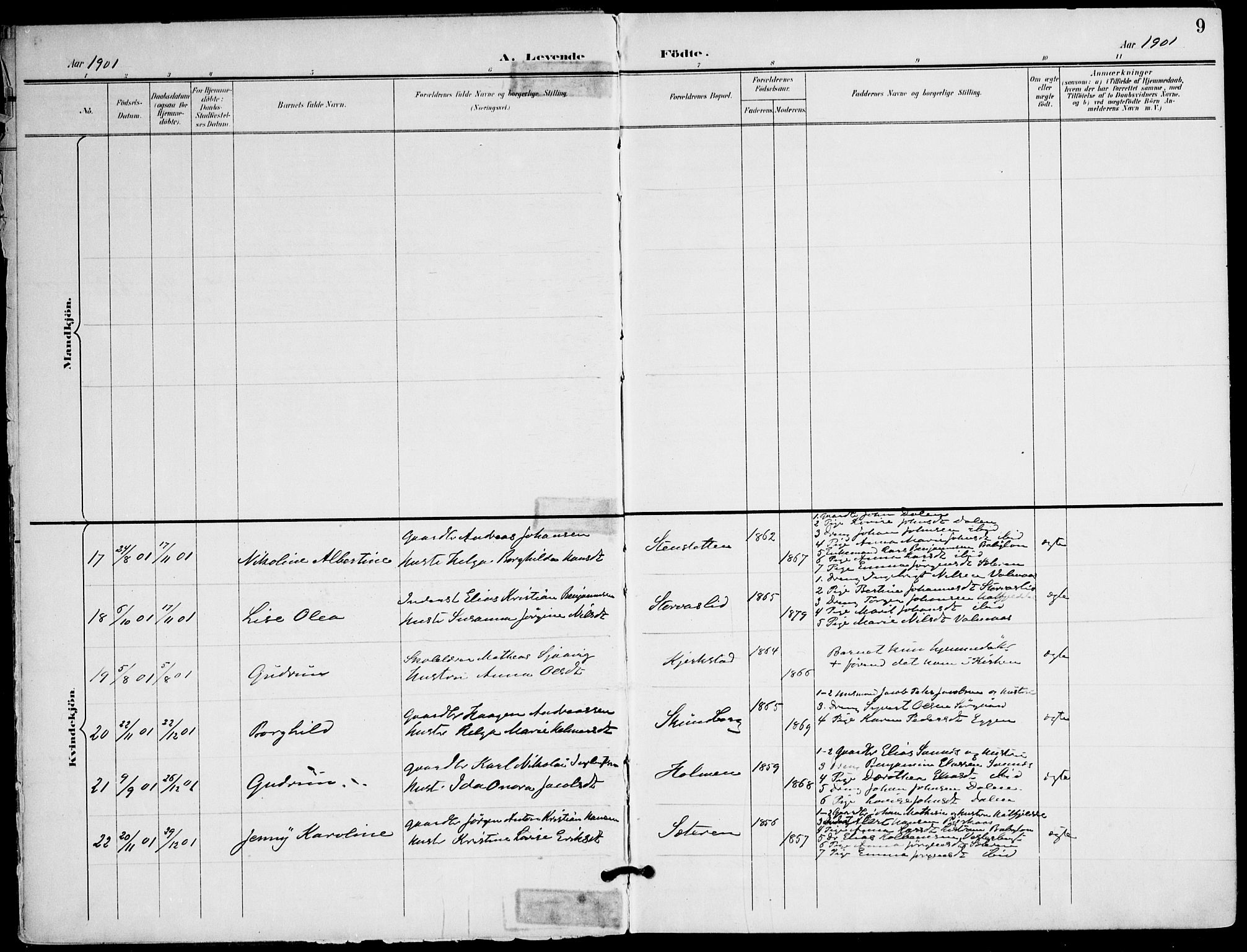 Ministerialprotokoller, klokkerbøker og fødselsregistre - Nordland, AV/SAT-A-1459/823/L0326: Ministerialbok nr. 823A03, 1899-1919, s. 9
