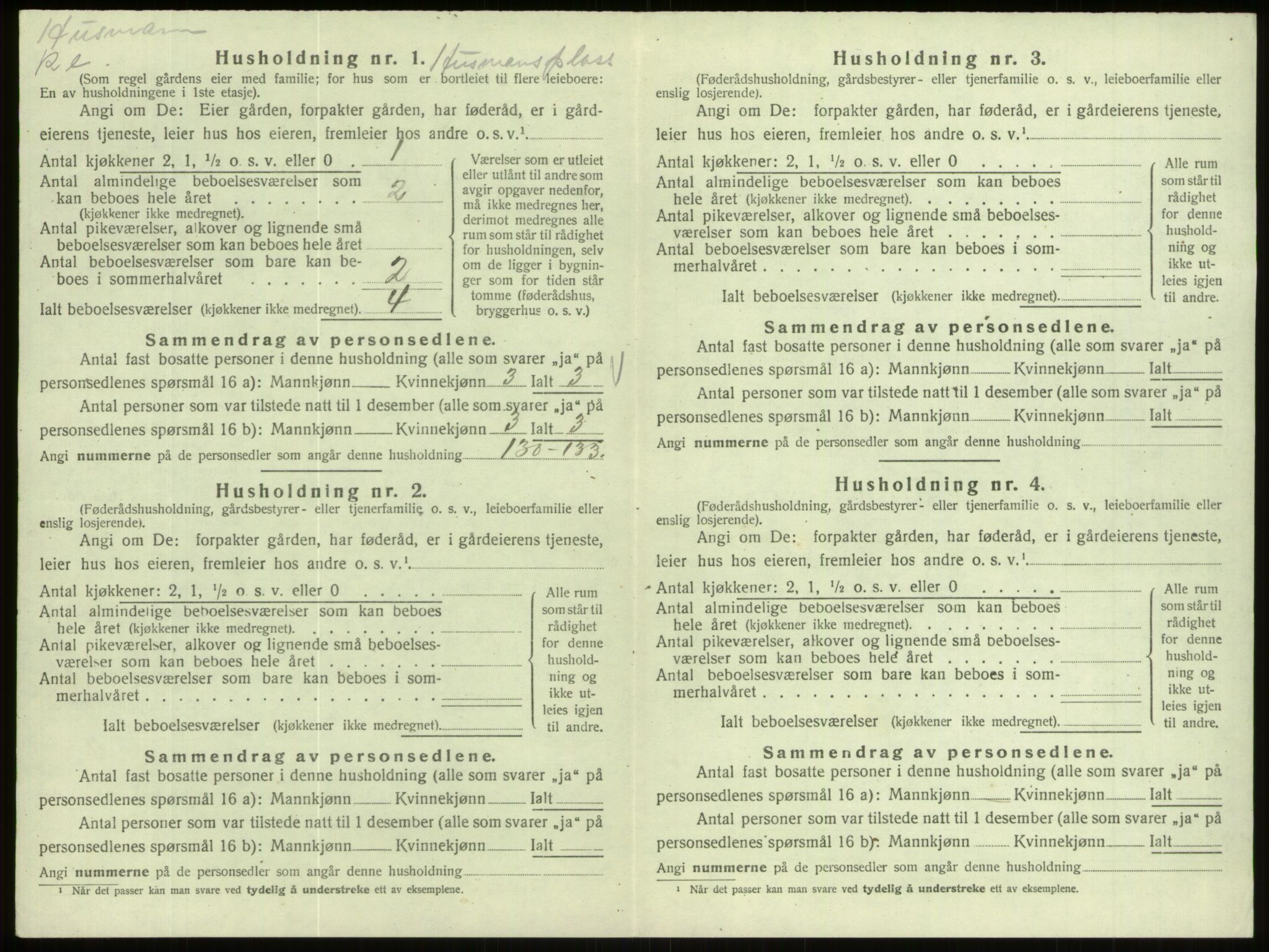 SAB, Folketelling 1920 for 1443 Eid herred, 1920, s. 214