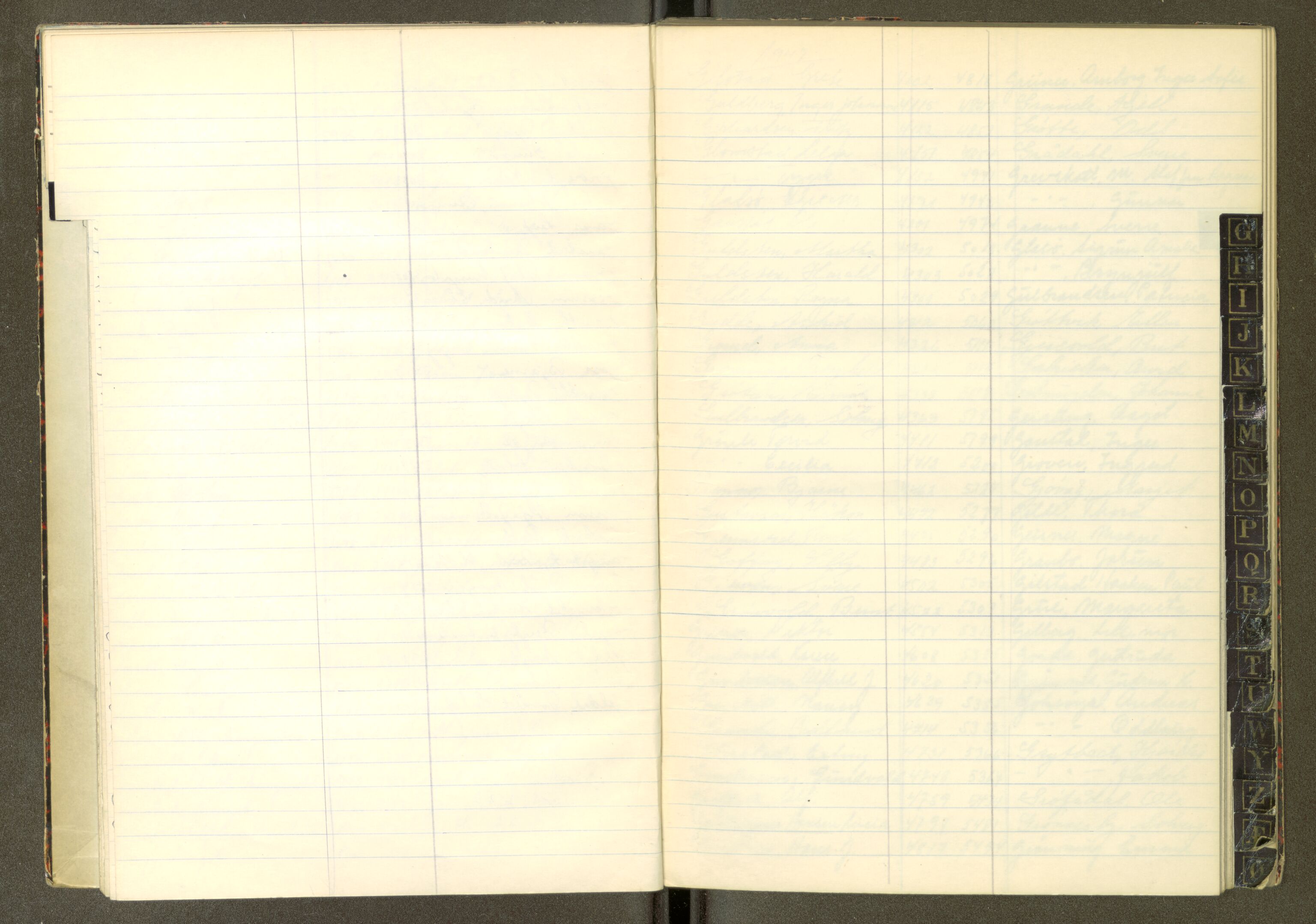 Trondheim politikammer, AV/SAT-A-1887/1/30/L0058: Register til passprotokoll, 1947-1948