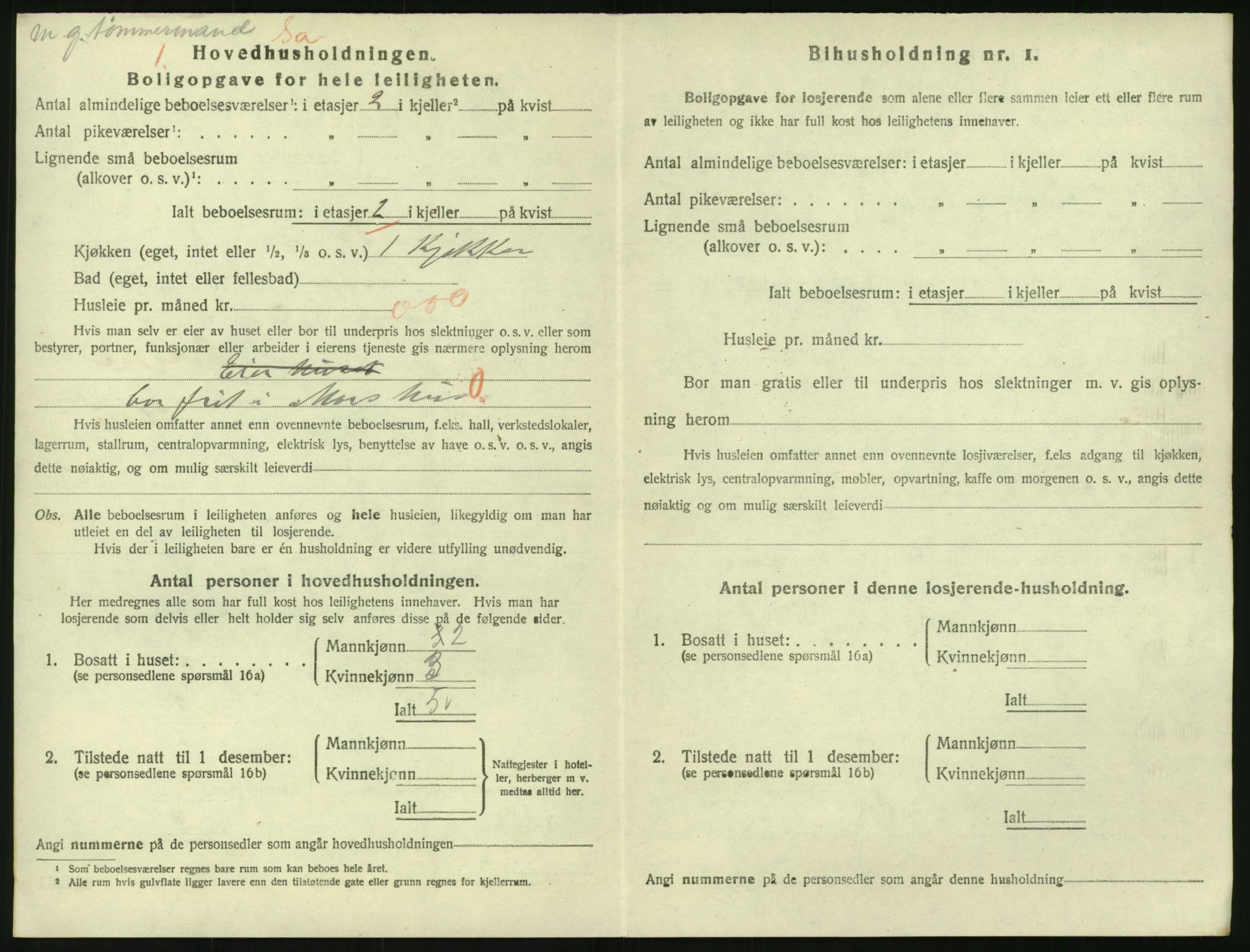 SAK, Folketelling 1920 for 0901 Risør kjøpstad, 1920, s. 1476