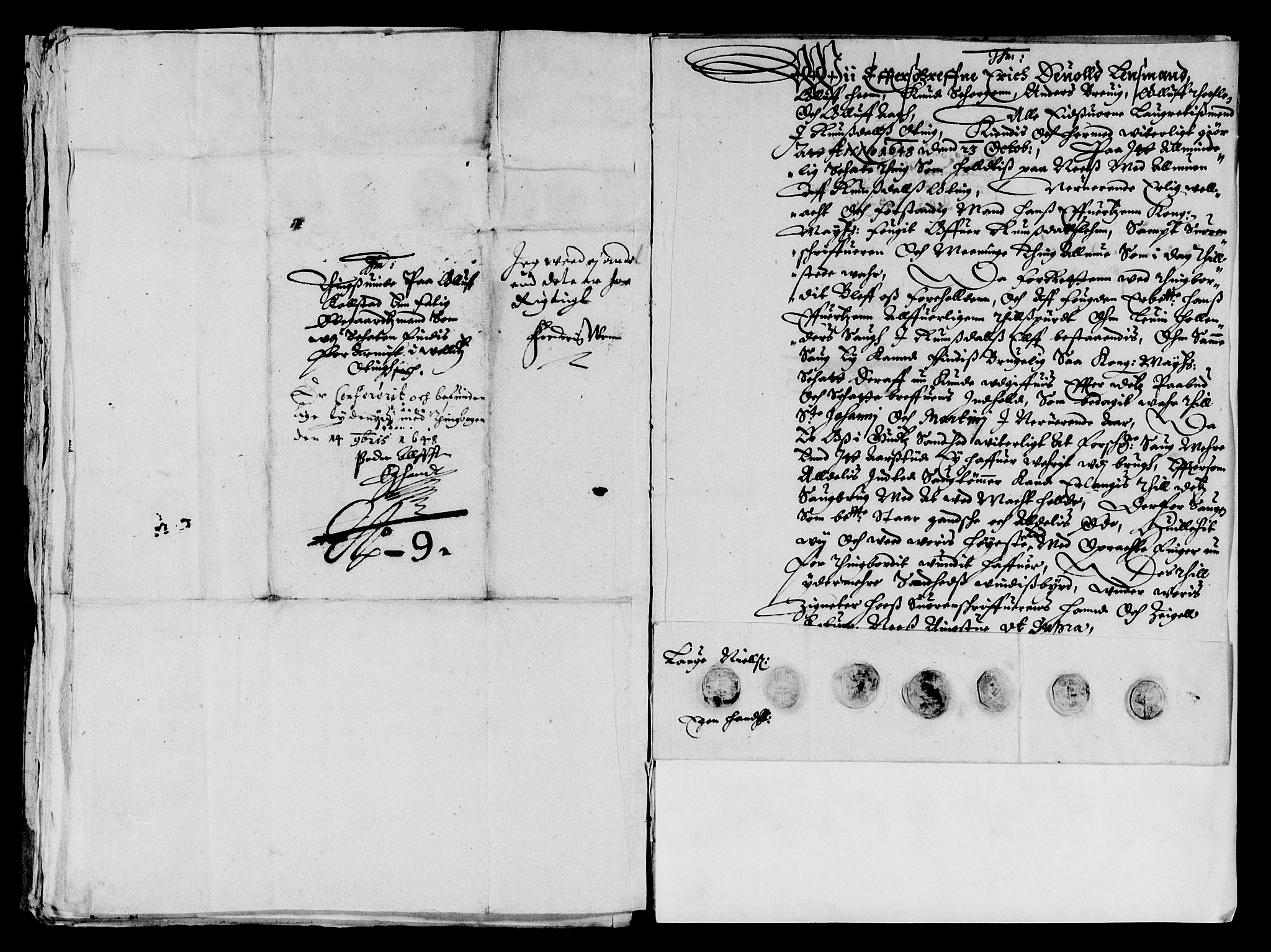 Rentekammeret inntil 1814, Reviderte regnskaper, Lensregnskaper, AV/RA-EA-5023/R/Rb/Rbw/L0093: Trondheim len, 1648