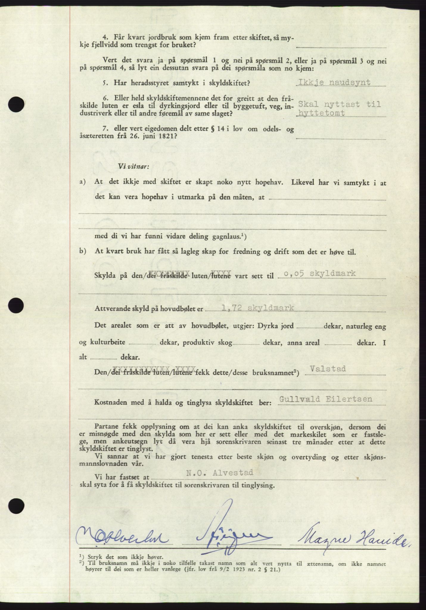 Søre Sunnmøre sorenskriveri, AV/SAT-A-4122/1/2/2C/L0110: Pantebok nr. 36A, 1958-1958, Dagboknr: 2001/1958