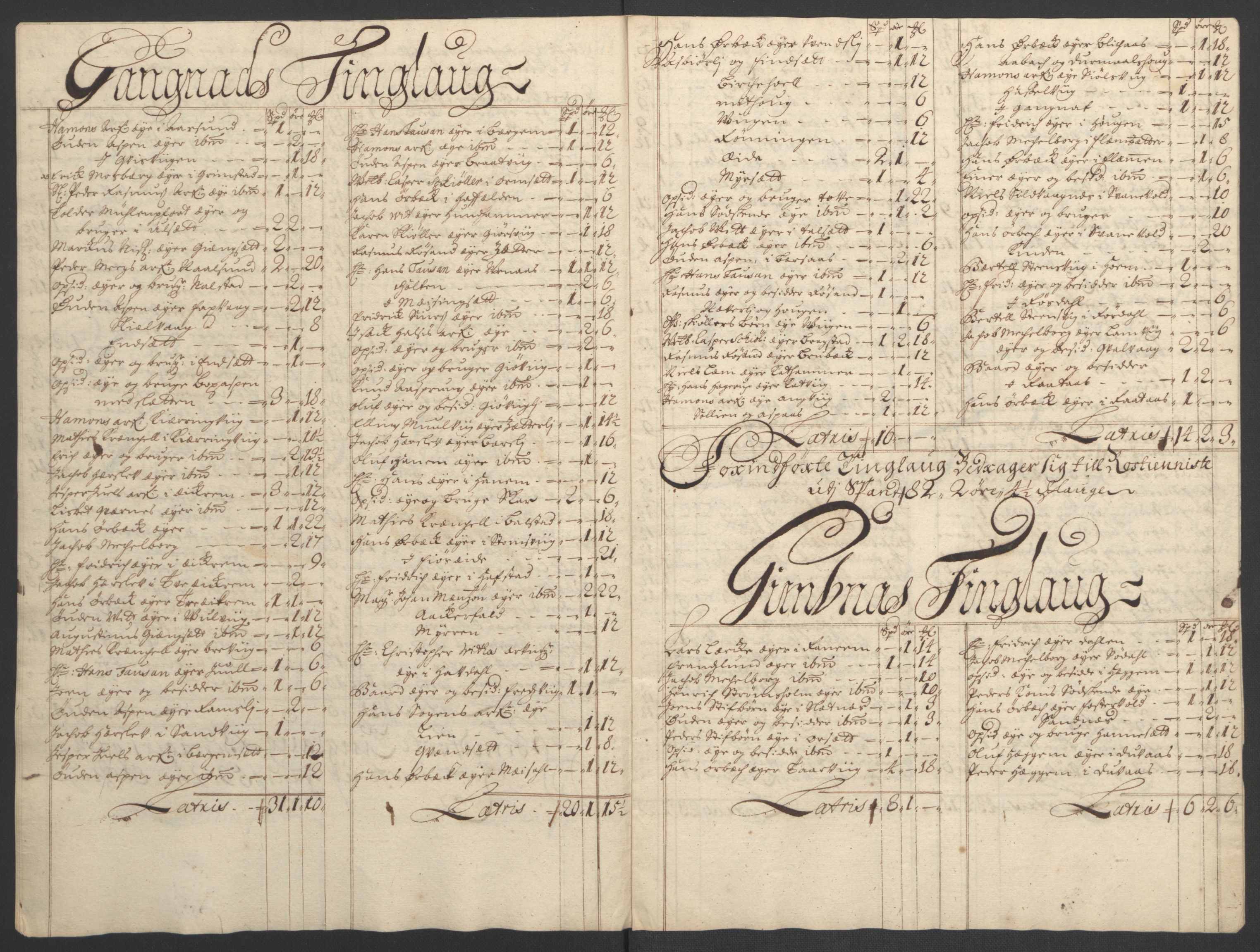 Rentekammeret inntil 1814, Reviderte regnskaper, Fogderegnskap, RA/EA-4092/R56/L3736: Fogderegnskap Nordmøre, 1694-1696, s. 80