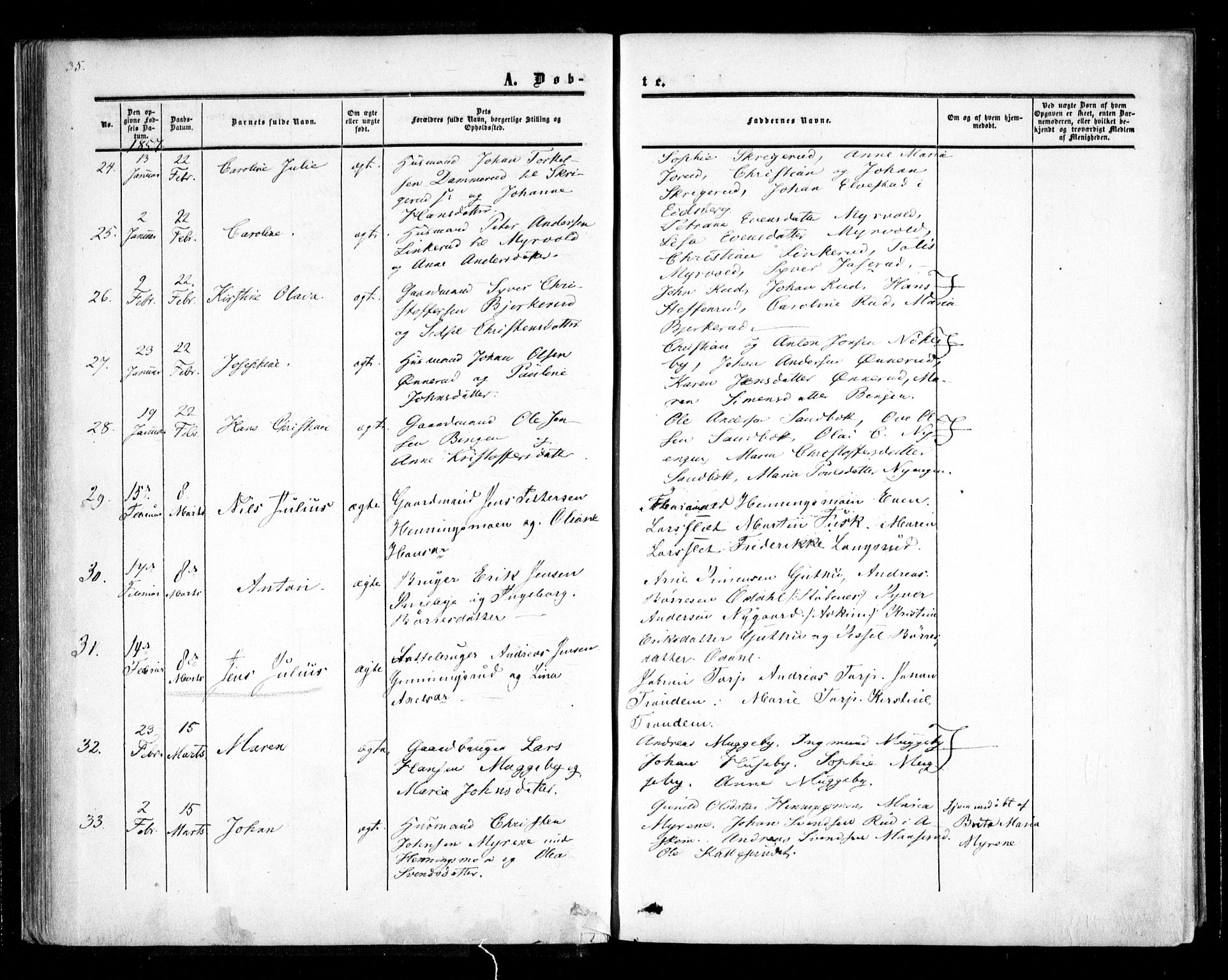 Trøgstad prestekontor Kirkebøker, AV/SAO-A-10925/F/Fa/L0008.a: Ministerialbok nr. I 8A, 1855-1864, s. 35
