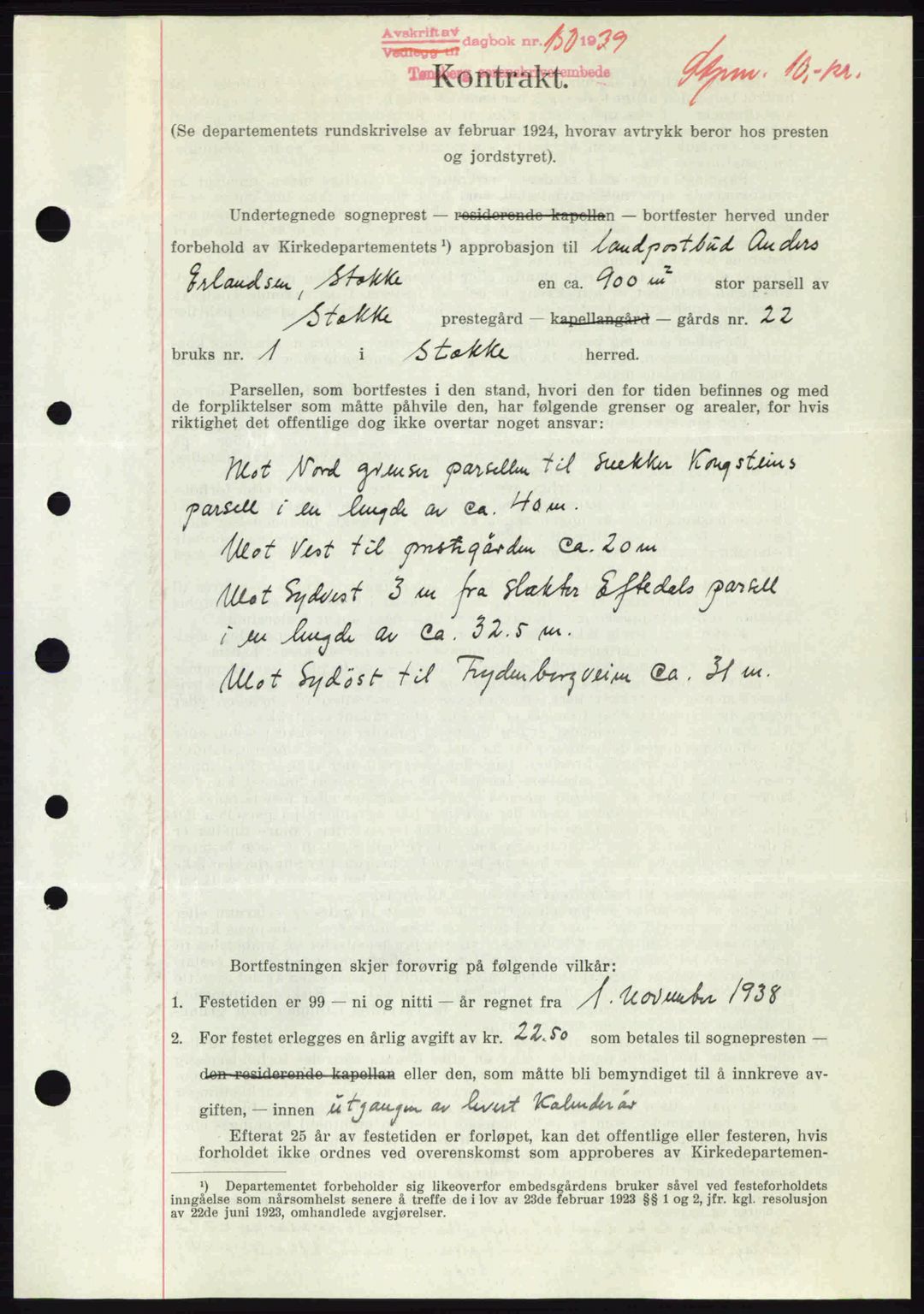 Jarlsberg sorenskriveri, SAKO/A-131/G/Ga/Gaa/L0006: Pantebok nr. A-6, 1938-1939, Dagboknr: 150/1939