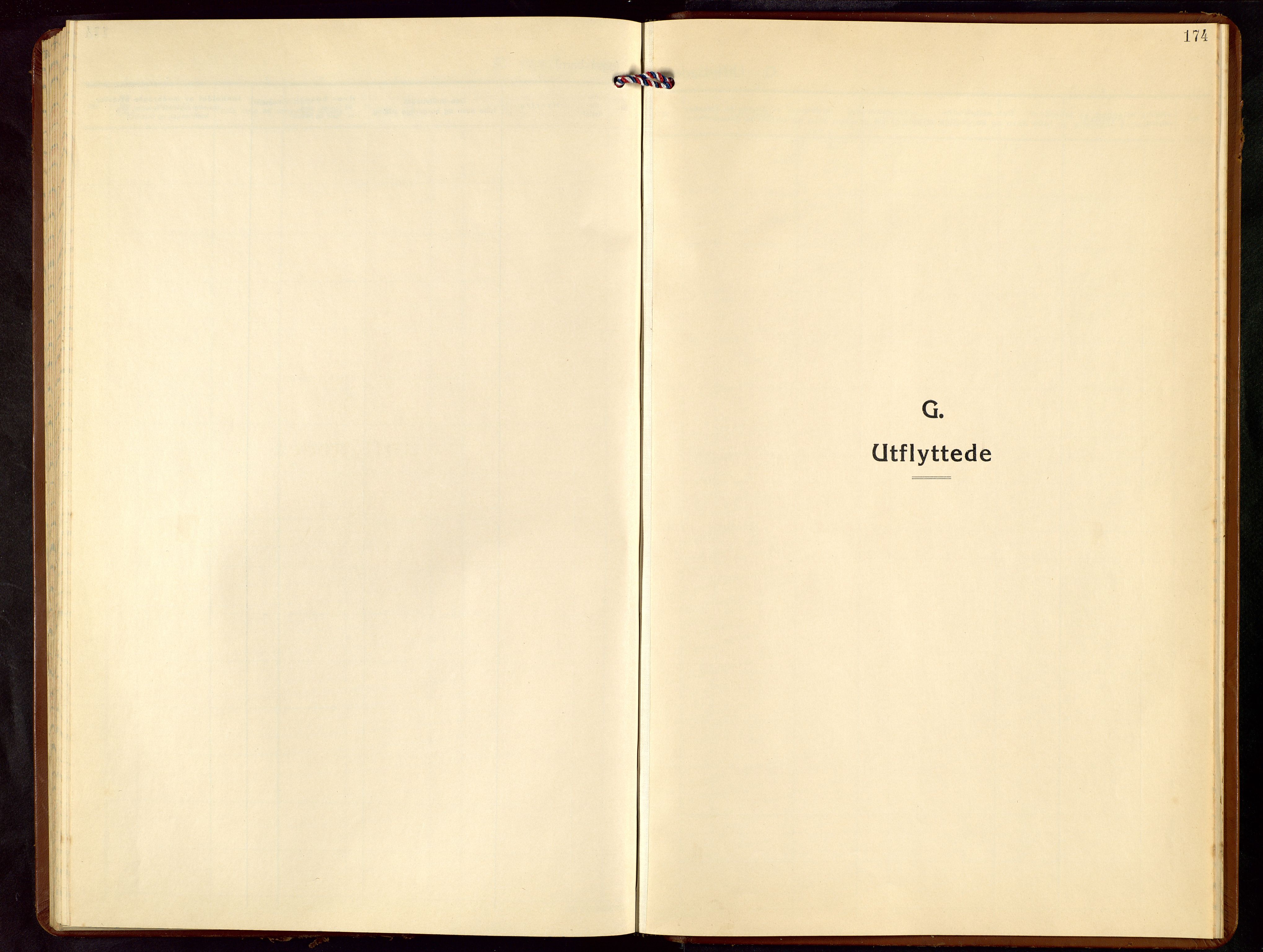 Høgsfjord sokneprestkontor, AV/SAST-A-101624/H/Ha/Hab/L0006: Klokkerbok nr. B 6, 1939-1965, s. 174