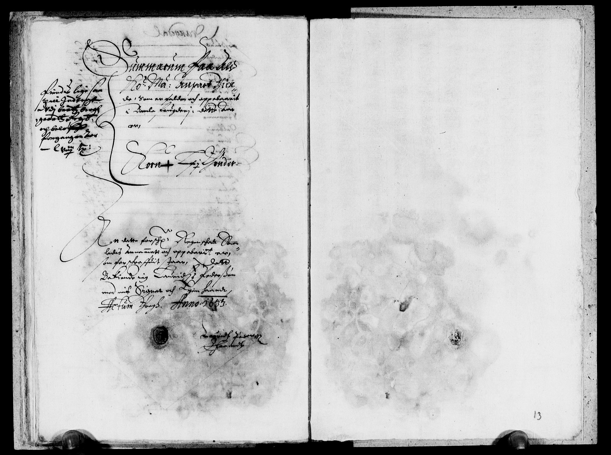 Rentekammeret inntil 1814, Reviderte regnskaper, Lensregnskaper, AV/RA-EA-5023/R/Rb/Rbp/L0016: Bratsberg len, 1632-1634