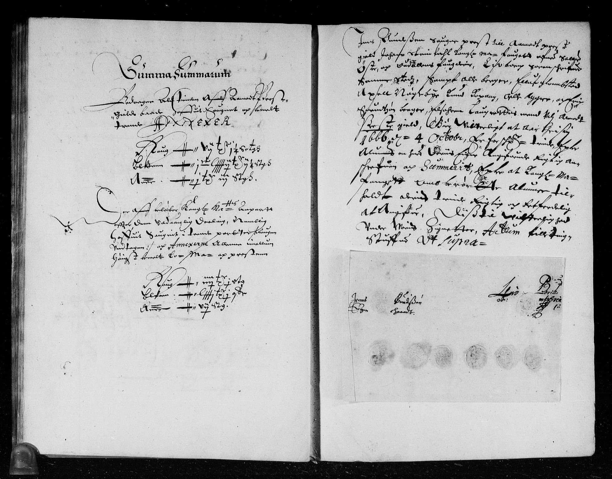 Rentekammeret inntil 1814, Reviderte regnskaper, Stiftamtstueregnskaper, Landkommissariatet på Akershus og Akershus stiftamt, AV/RA-EA-5869/R/Rb/L0041: Akershus stiftamt, 1666
