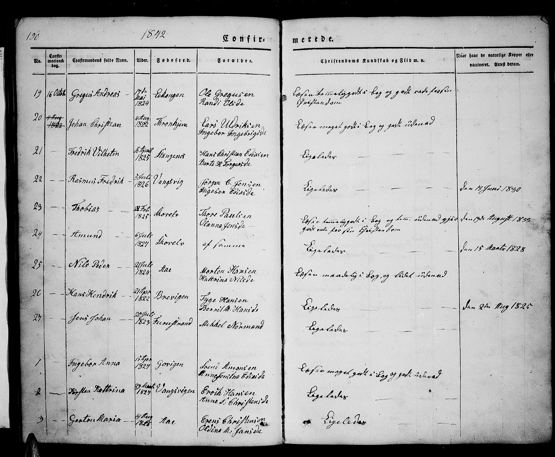 Tranøy sokneprestkontor, AV/SATØ-S-1313/I/Ia/Iab/L0001klokker: Klokkerbok nr. 1, 1835-1853, s. 150