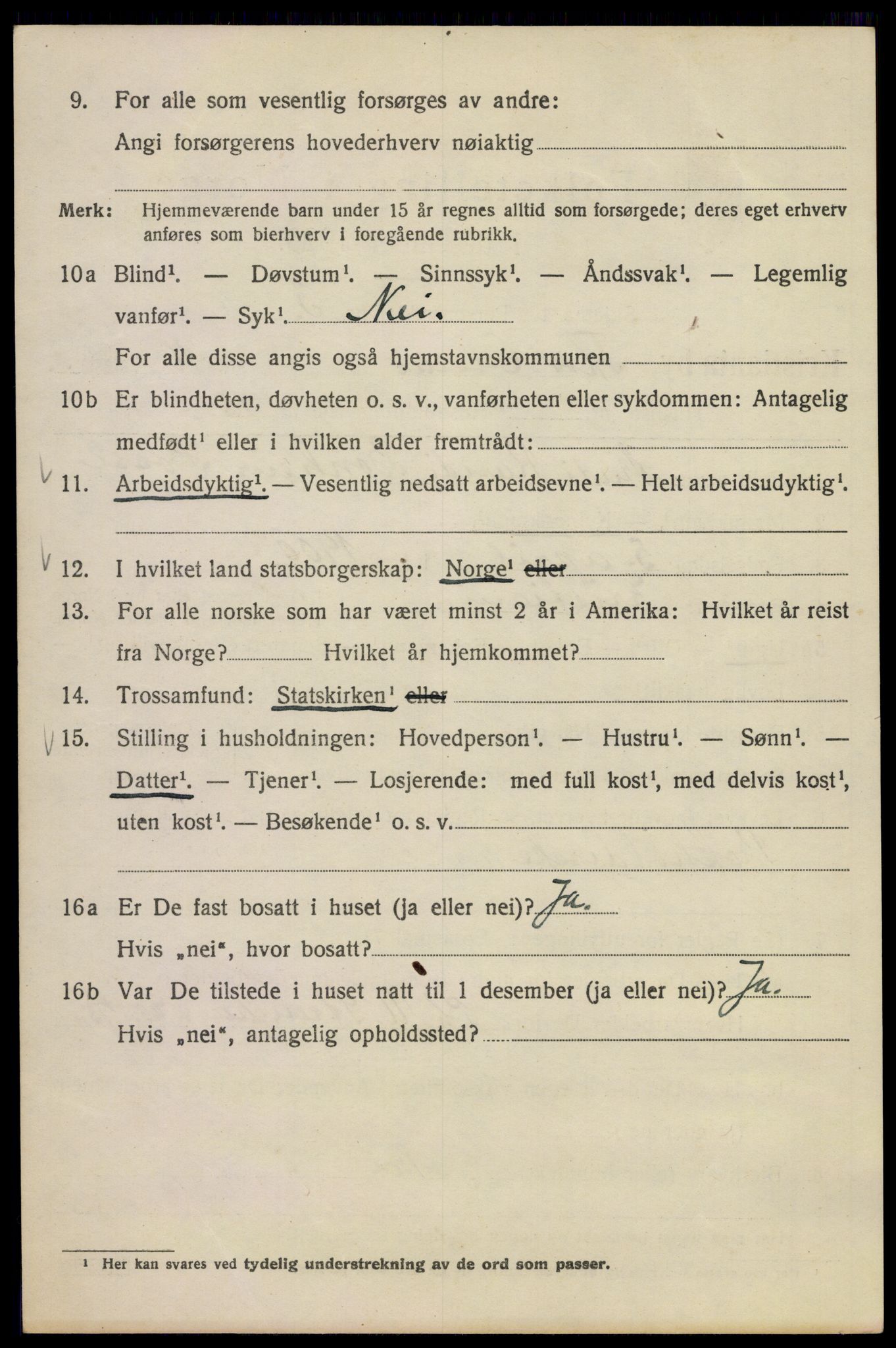 SAO, Folketelling 1920 for 0301 Kristiania kjøpstad, 1920, s. 574164