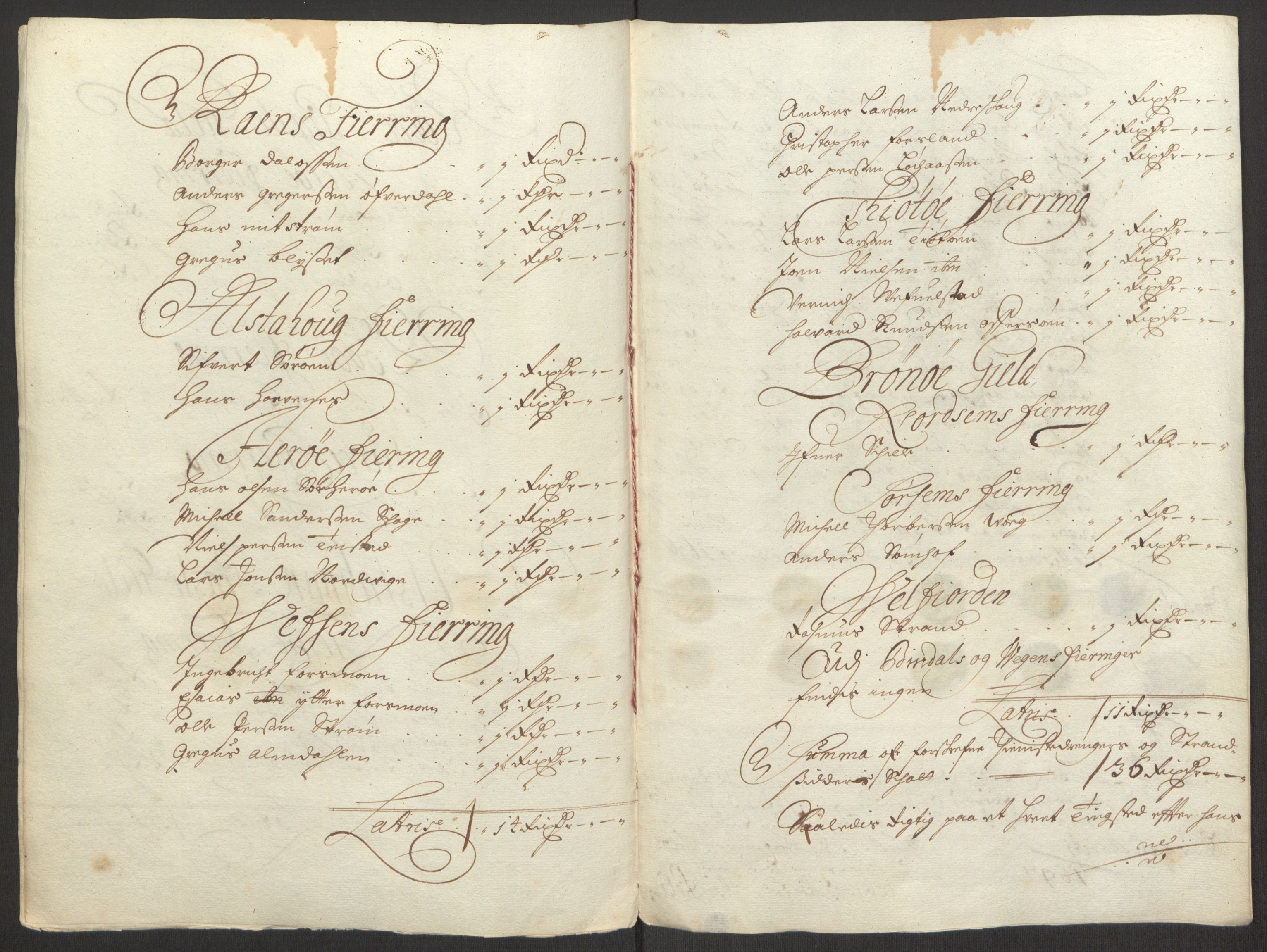 Rentekammeret inntil 1814, Reviderte regnskaper, Fogderegnskap, RA/EA-4092/R65/L4505: Fogderegnskap Helgeland, 1693-1696, s. 506