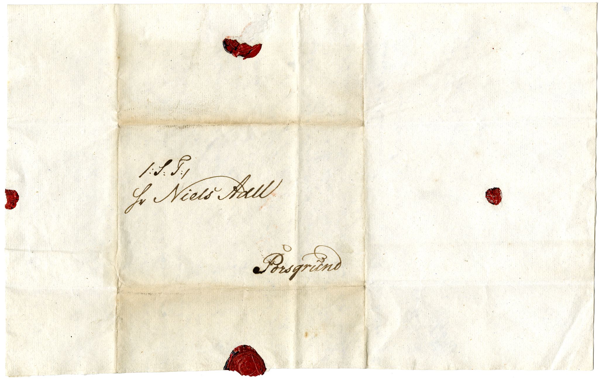 Diderik Maria Aalls brevsamling, NF/Ark-1023/F/L0002: D.M. Aalls brevsamling. B - C, 1799-1889, s. 35