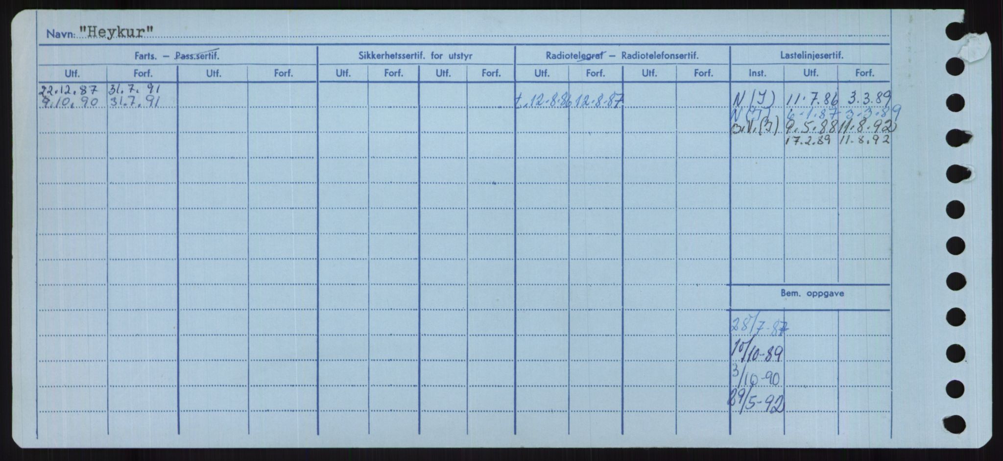 Sjøfartsdirektoratet med forløpere, Skipsmålingen, RA/S-1627/H/Ha/L0002/0002: Fartøy, Eik-Hill / Fartøy, G-Hill, s. 904