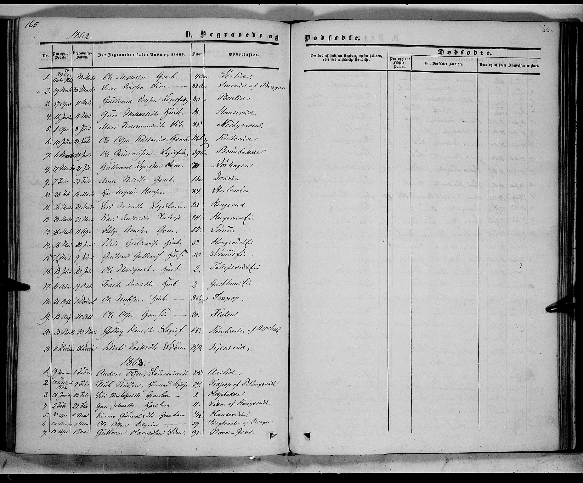 Sør-Aurdal prestekontor, AV/SAH-PREST-128/H/Ha/Haa/L0007: Ministerialbok nr. 7, 1849-1876, s. 165