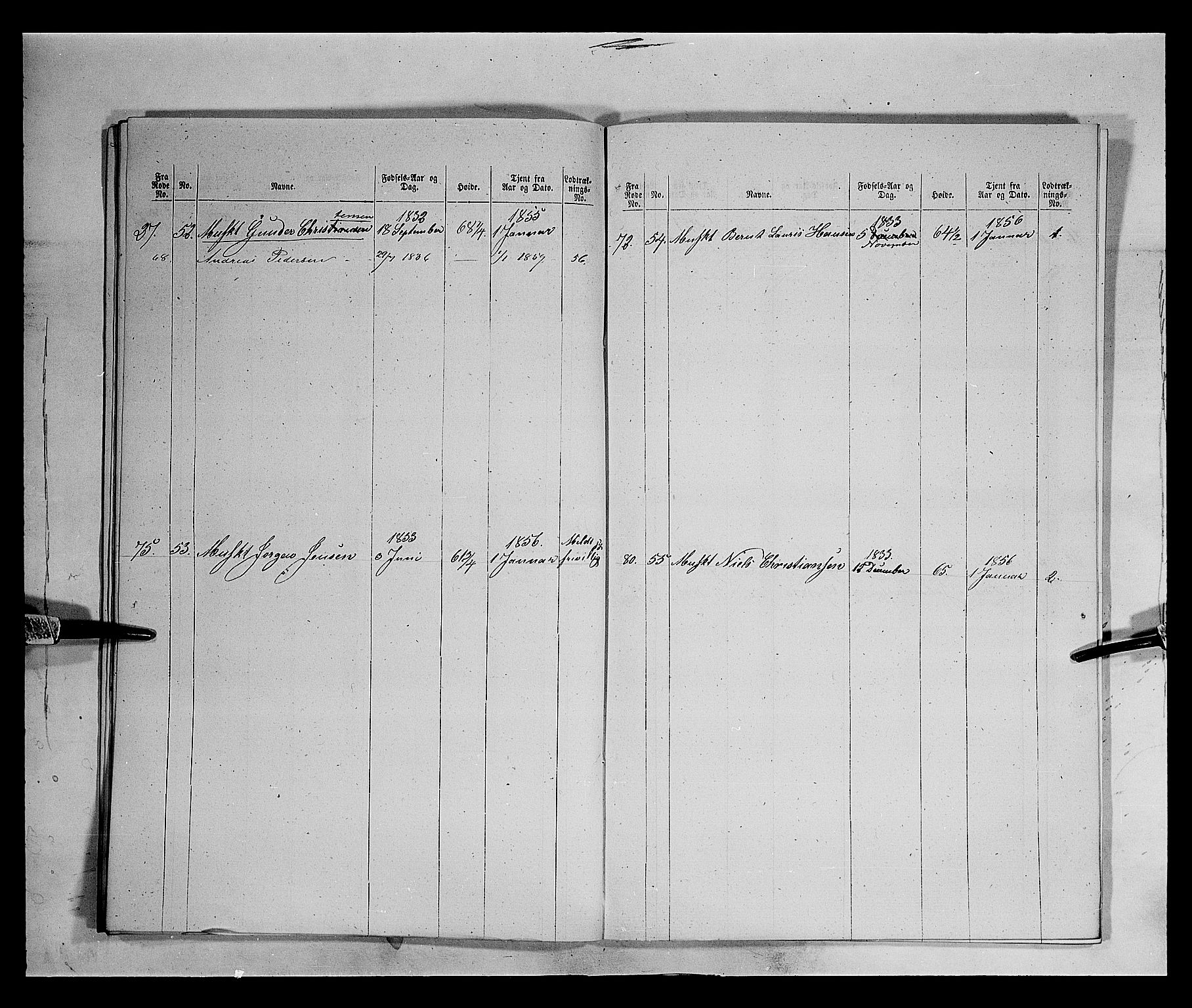 Fylkesmannen i Oppland, AV/SAH-FYO-002/1/K/Kb/L1161: Valderske nasjonale musketérkorps - Vangske kompani og Hadelandske kompani av Akershusiske nasjonale musketérkorps, 1818-1860, s. 3124