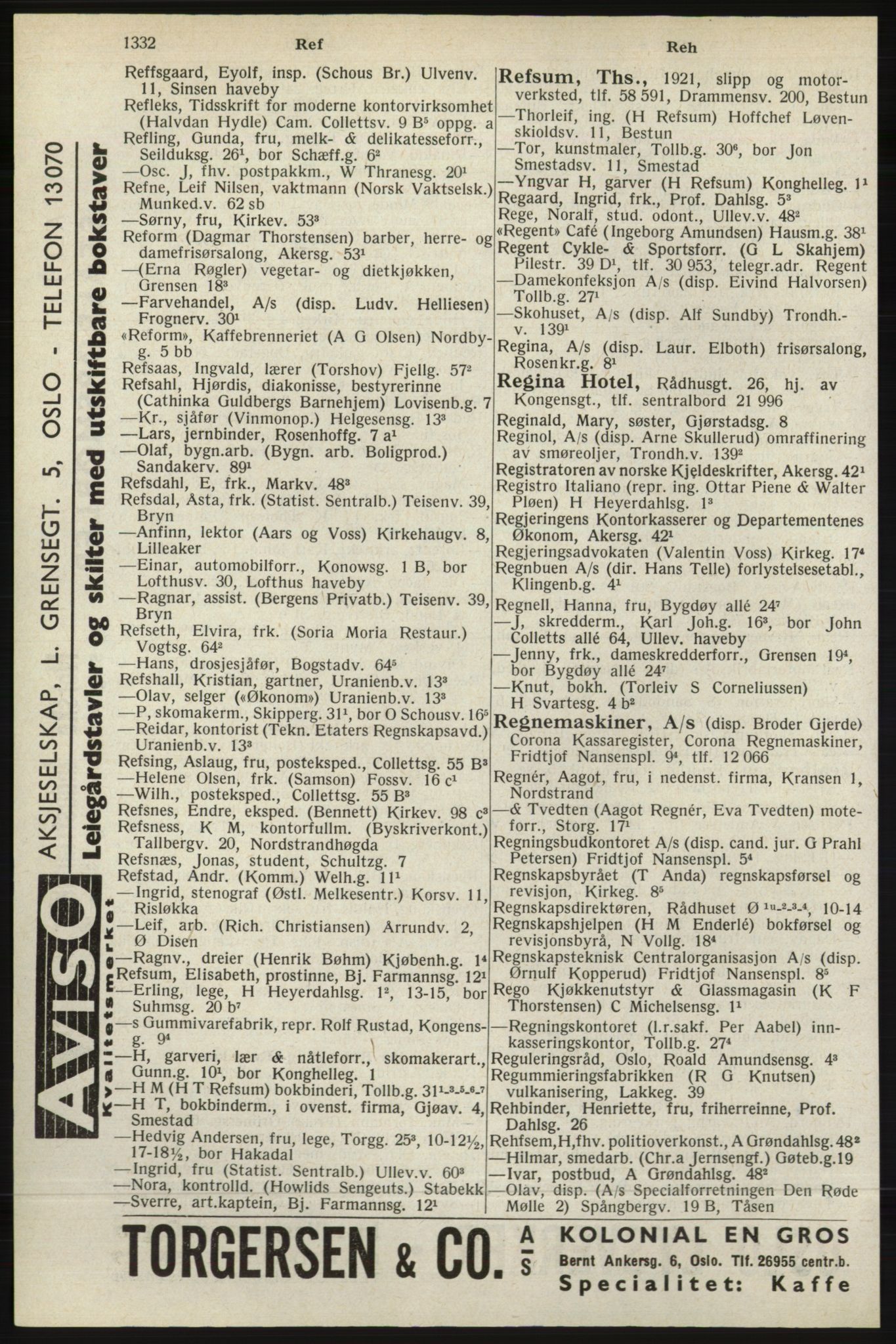 Kristiania/Oslo adressebok, PUBL/-, 1940, s. 1350