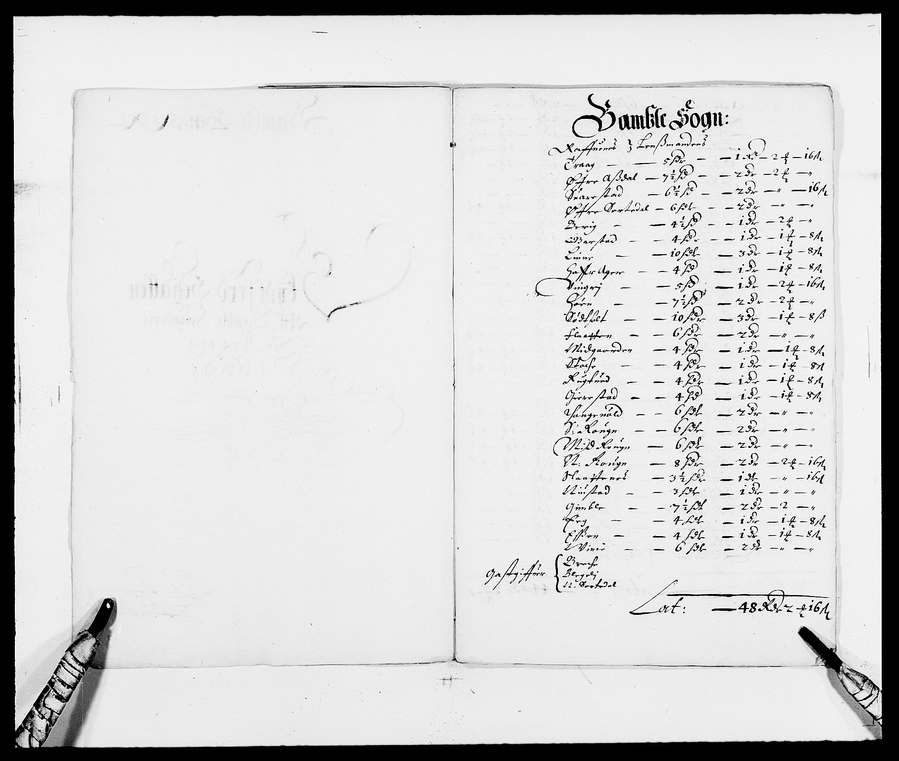 Rentekammeret inntil 1814, Reviderte regnskaper, Fogderegnskap, RA/EA-4092/R34/L2040: Fogderegnskap Bamble, 1662-1669, s. 174