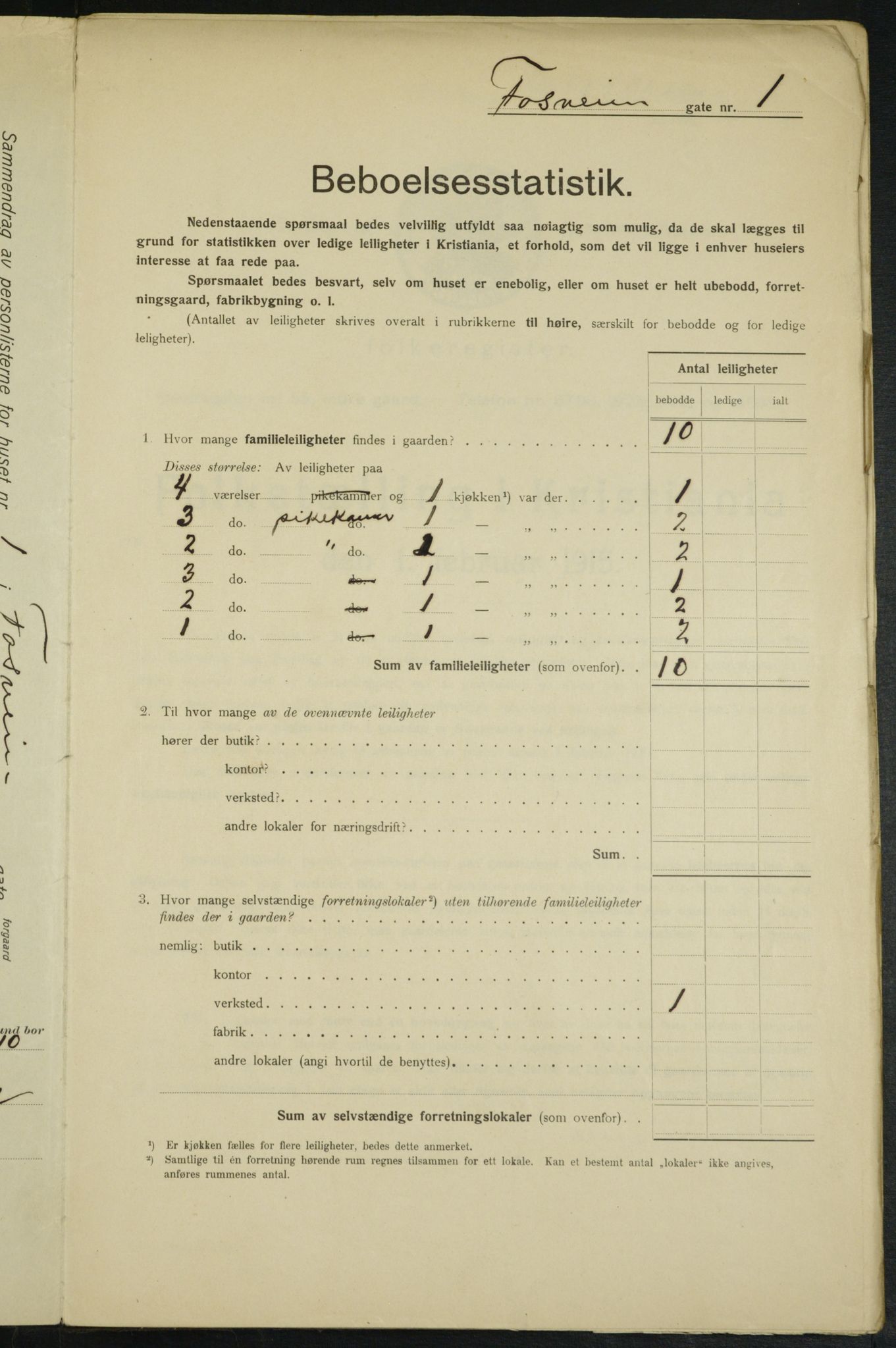 OBA, Kommunal folketelling 1.2.1915 for Kristiania, 1915, s. 24207