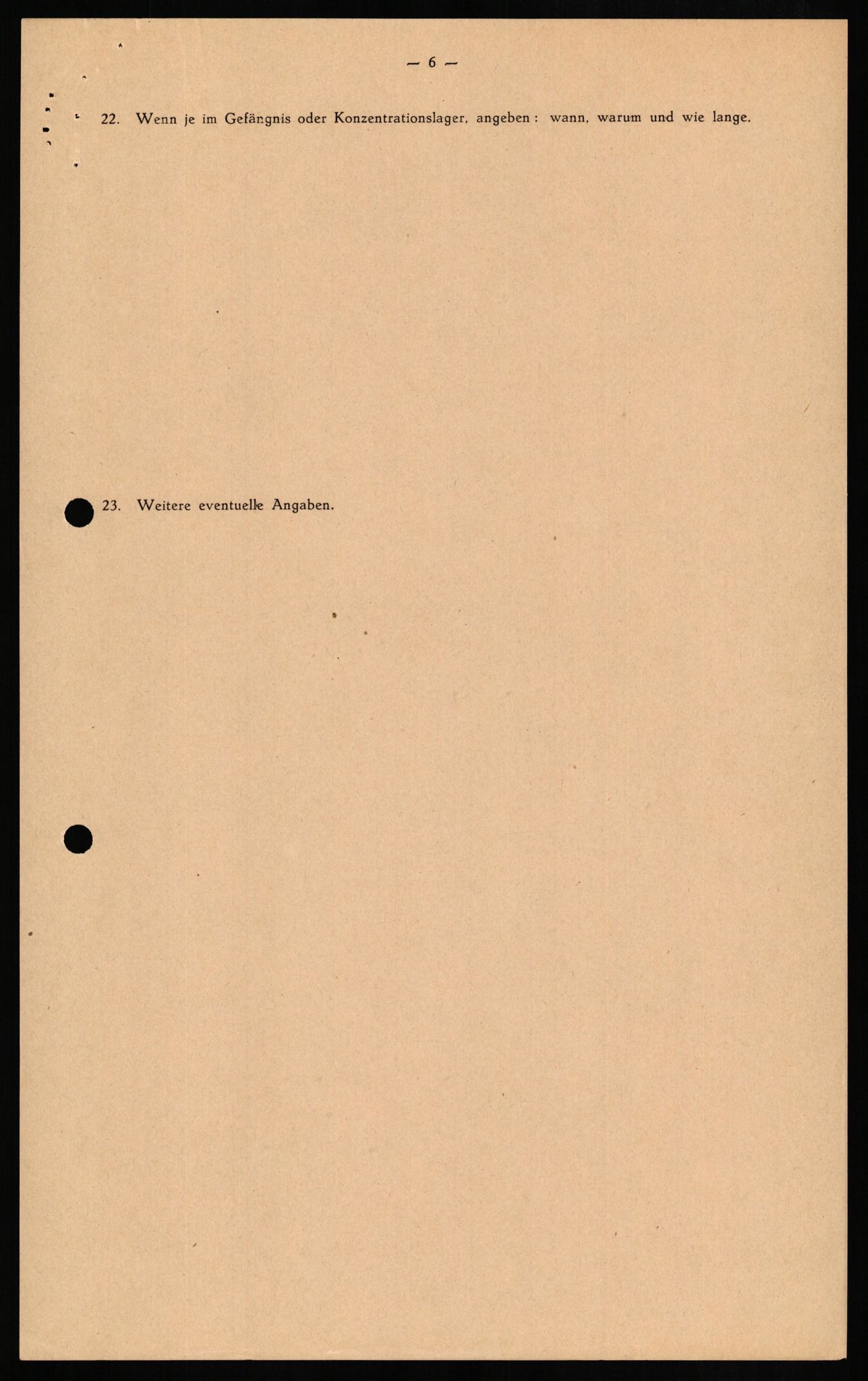 Forsvaret, Forsvarets overkommando II, RA/RAFA-3915/D/Db/L0013: CI Questionaires. Tyske okkupasjonsstyrker i Norge. Tyskere., 1945-1946, s. 196