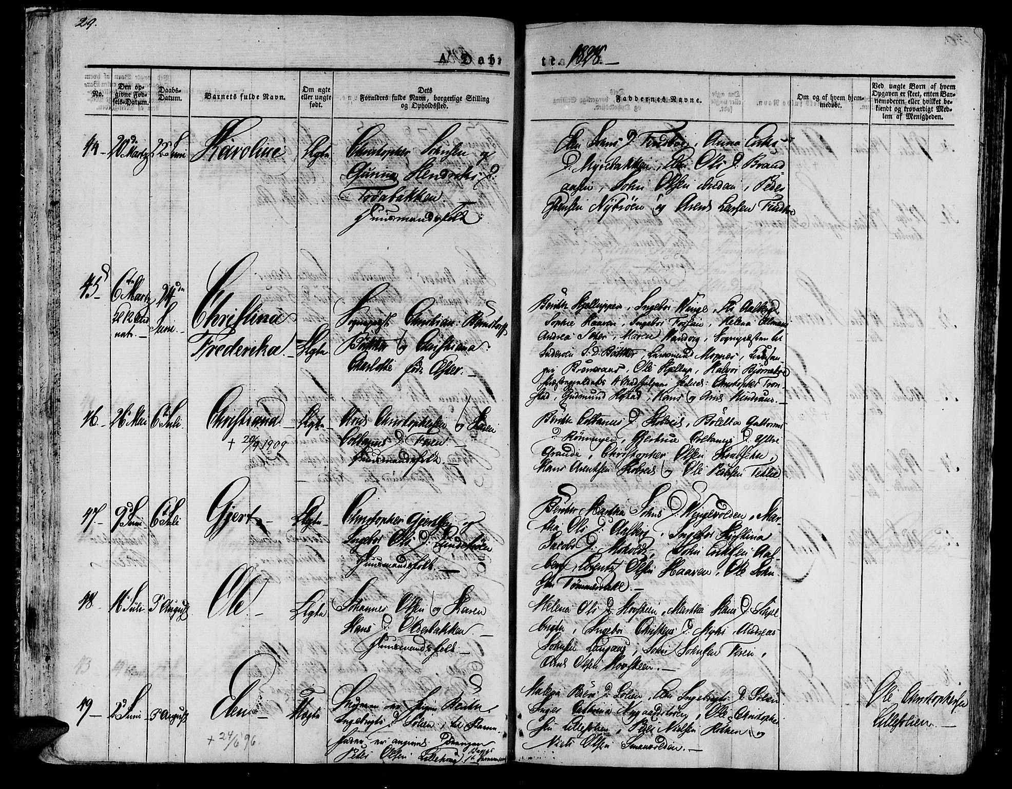 Ministerialprotokoller, klokkerbøker og fødselsregistre - Nord-Trøndelag, SAT/A-1458/701/L0006: Ministerialbok nr. 701A06, 1825-1841, s. 29