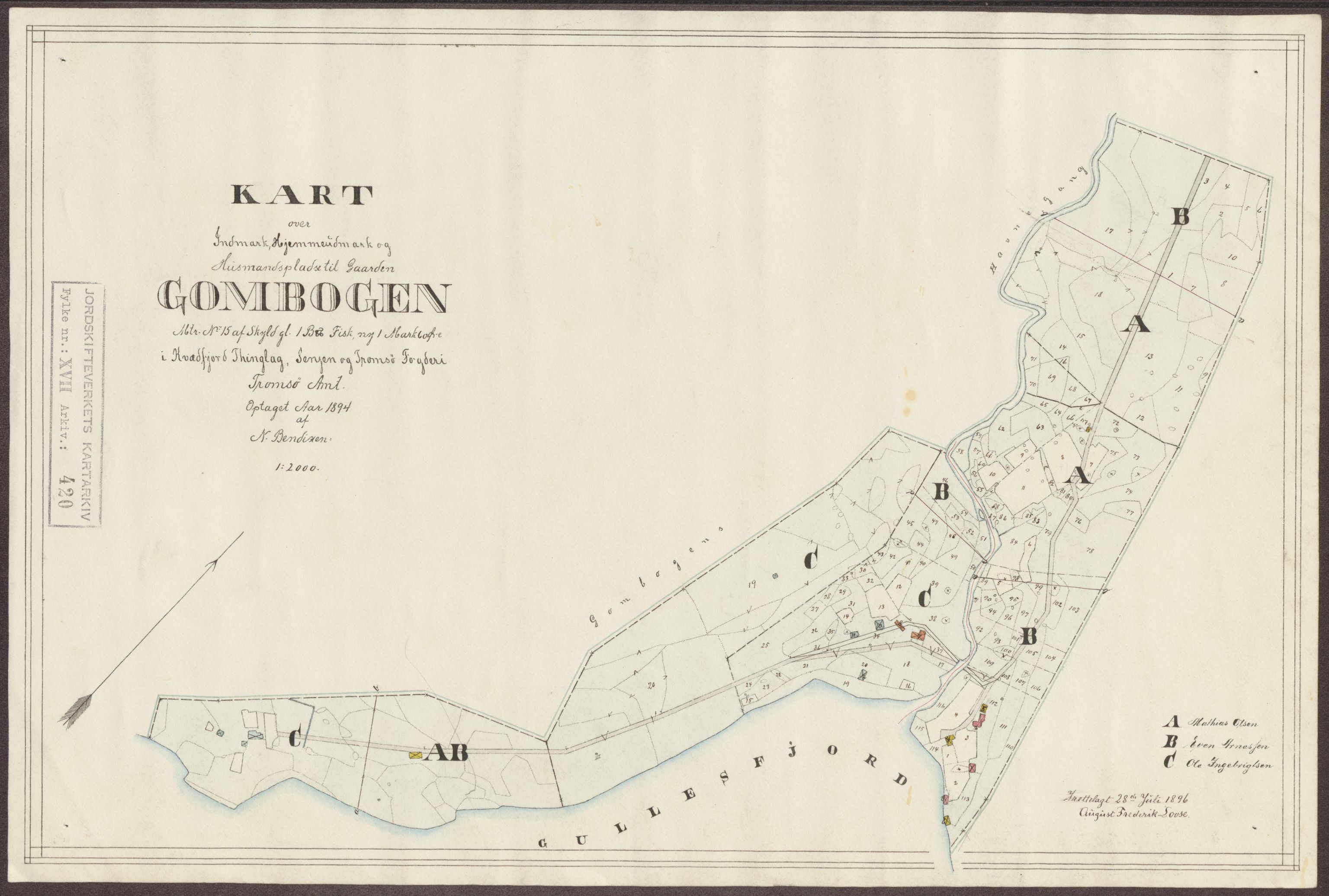 Jordskifteverkets kartarkiv, RA/S-3929/T, 1859-1988, s. 492