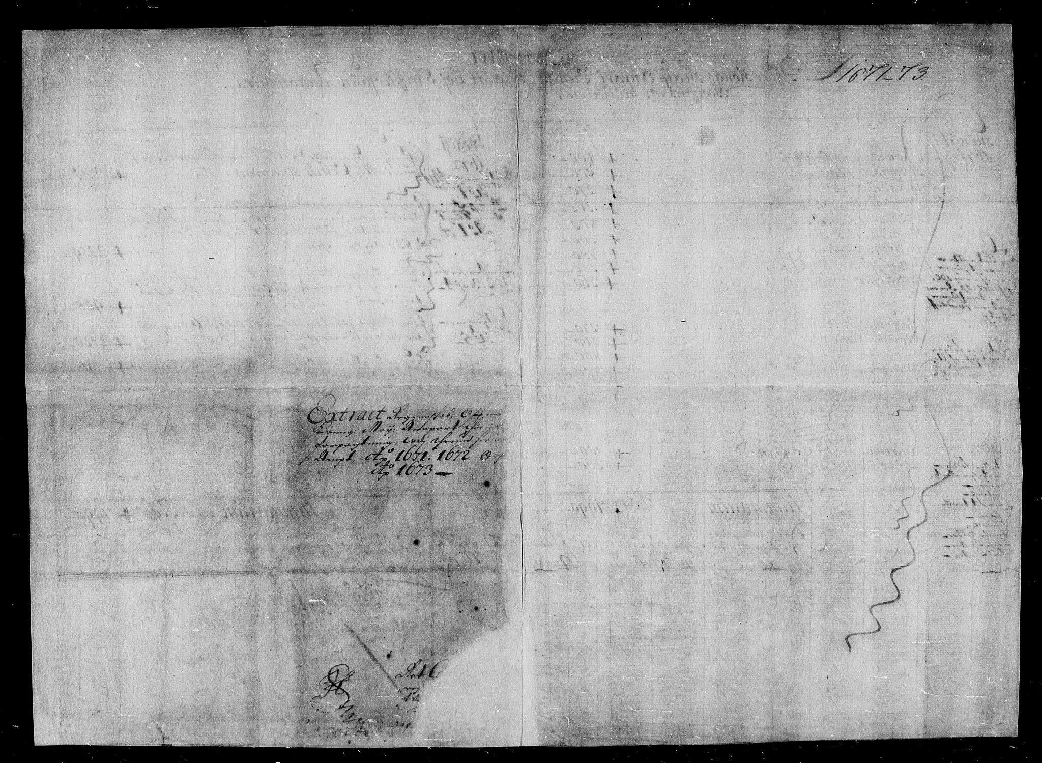 Rentekammeret inntil 1814, Reviderte regnskaper, Stiftamtstueregnskaper, Trondheim stiftamt og Nordland amt, AV/RA-EA-6044/R/Rd/L0038: Trondheim stiftamt, 1673