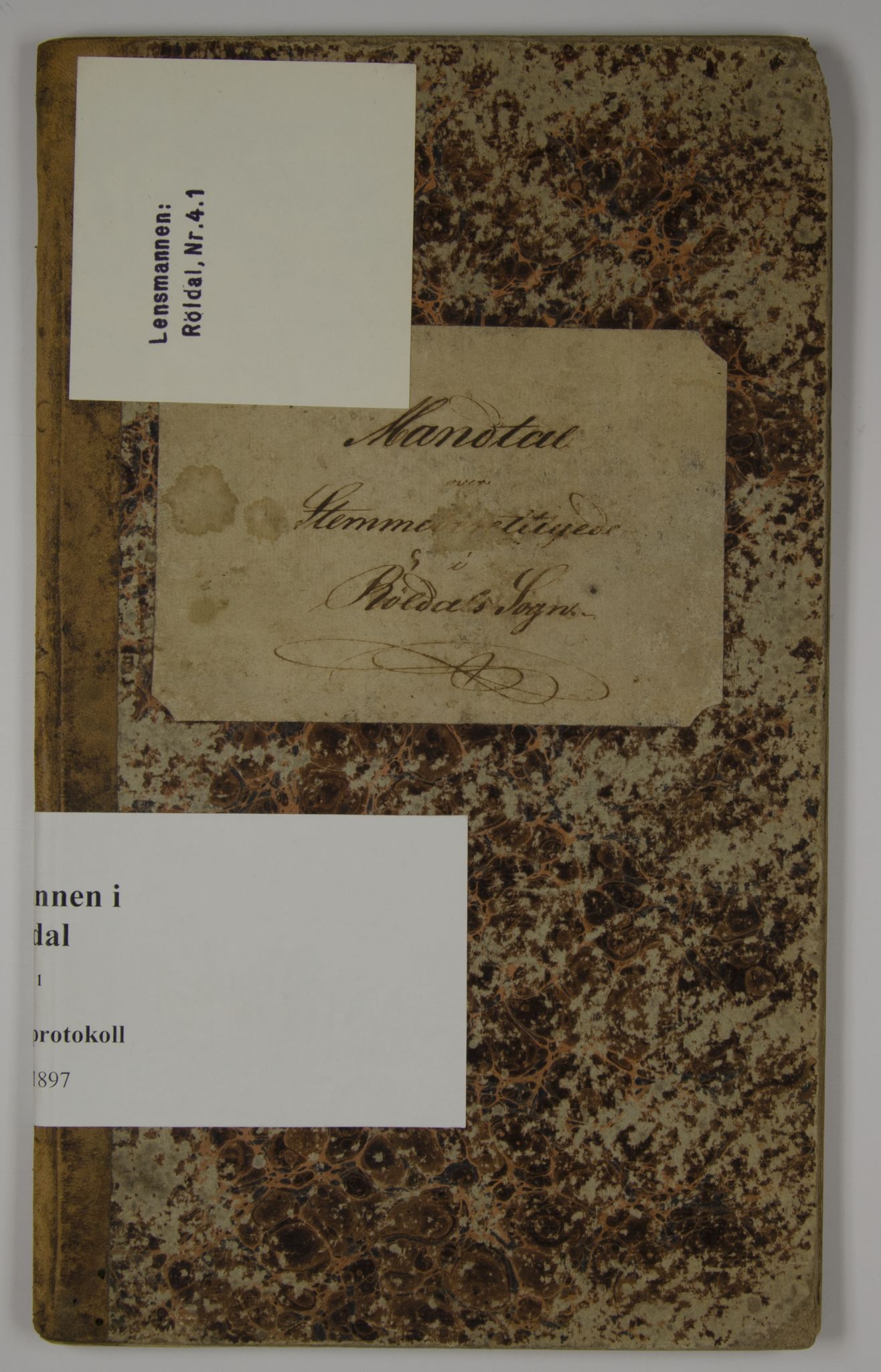 Lensmannen i Røldal, SAB/A-34501/0004/L0001: Manntalsprotokoll, 1829-1897