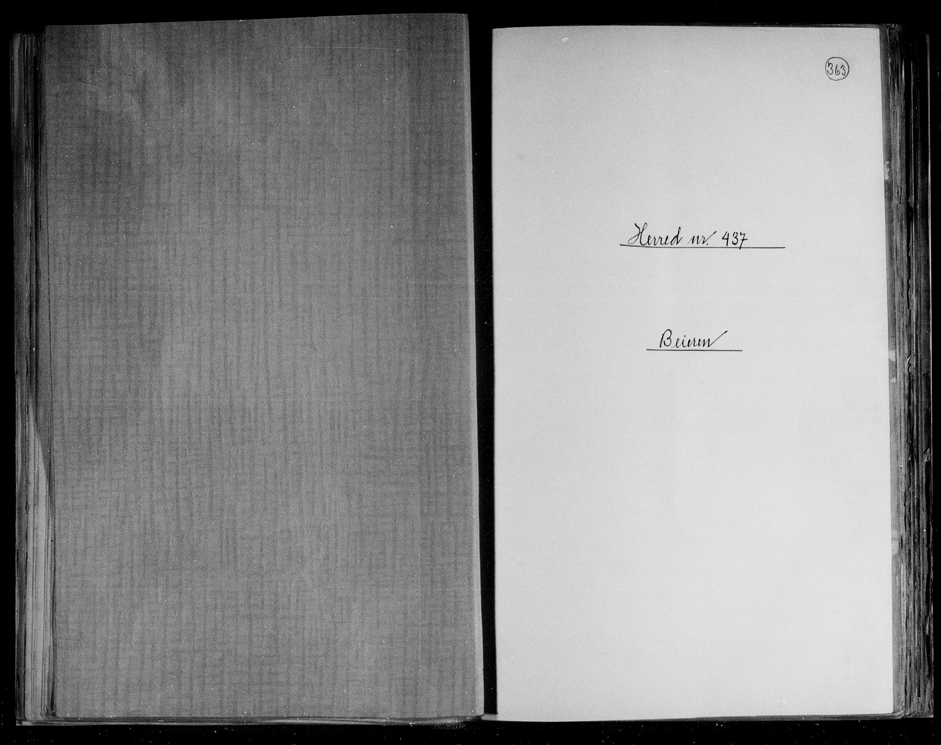 RA, Folketelling 1891 for 1839 Beiarn herred, 1891, s. 1
