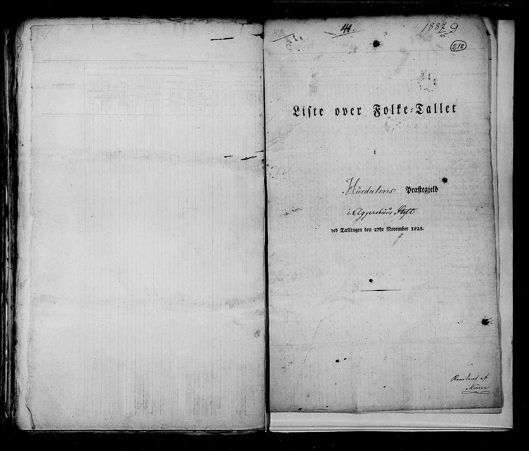 RA, Folketellingen 1825, bind 4: Akershus amt, 1825, s. 218