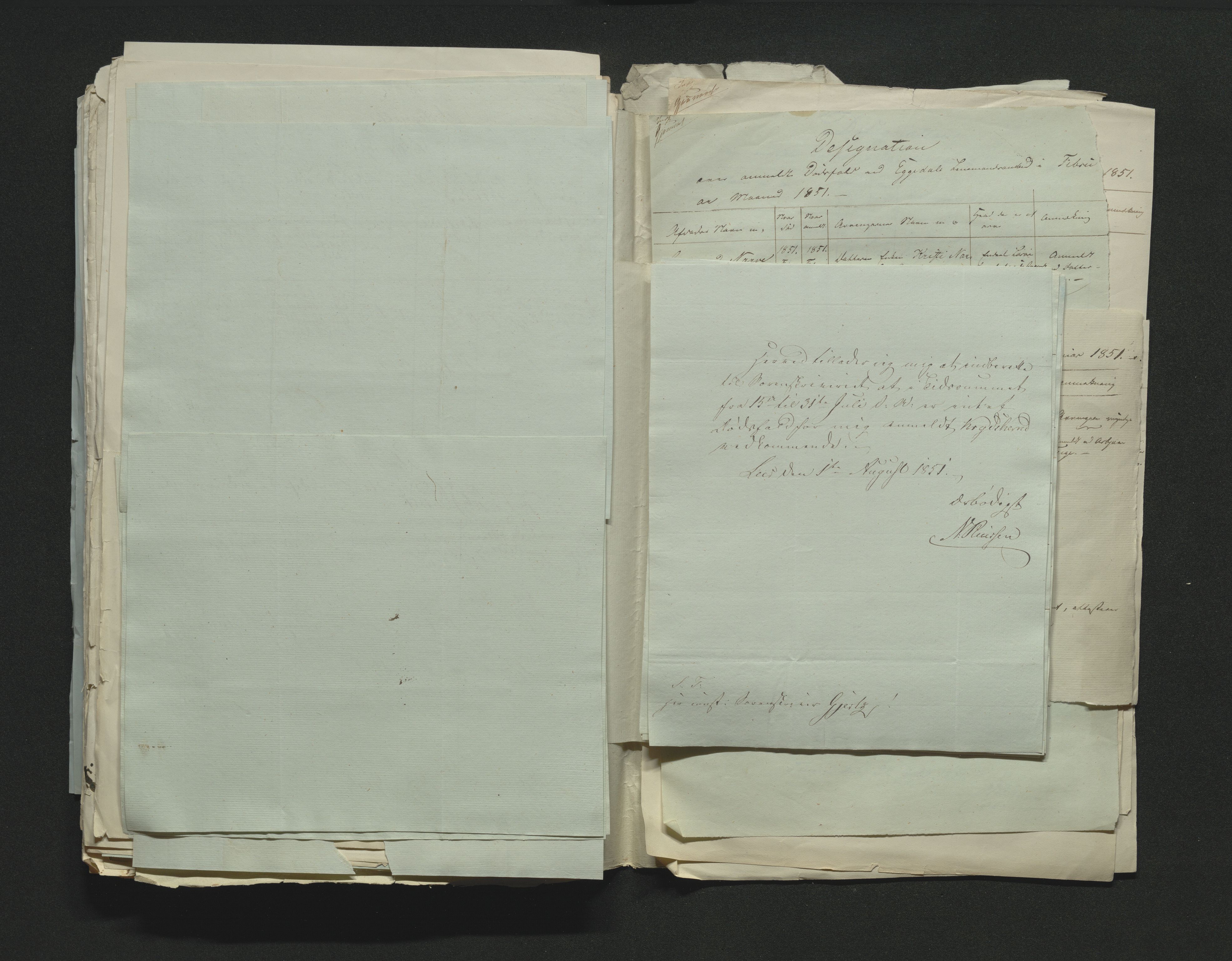 Eiker, Modum og Sigdal sorenskriveri, AV/SAKO-A-123/H/Ha/Hab/L0008: Dødsfallsmeldinger, 1850-1853