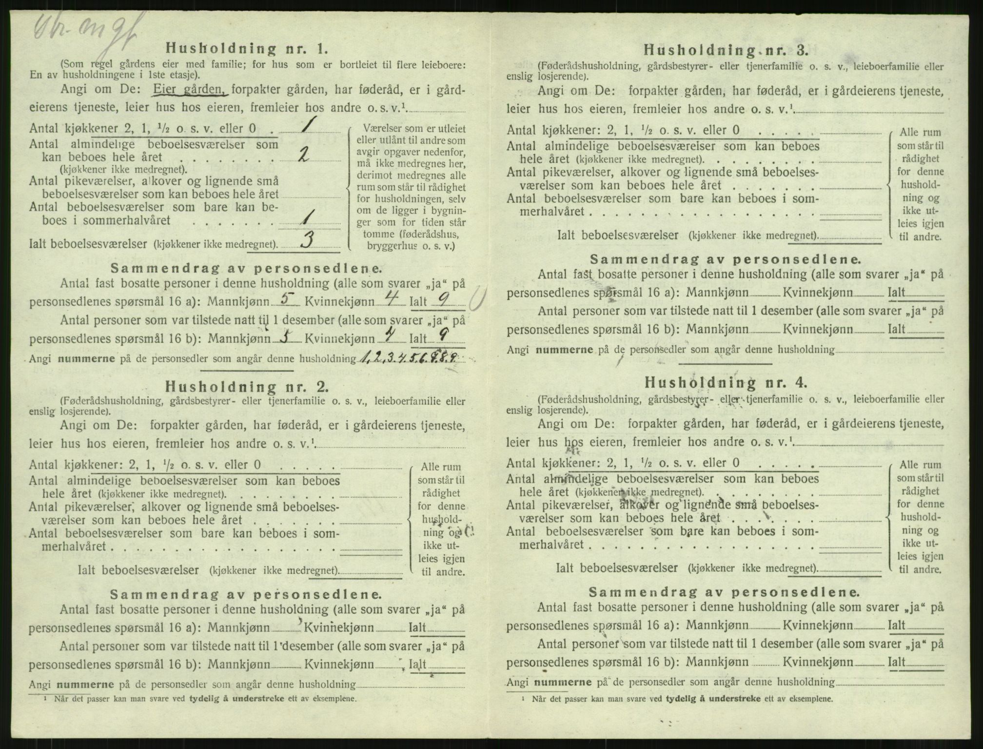 SAT, Folketelling 1920 for 1552 Kornstad herred, 1920, s. 322