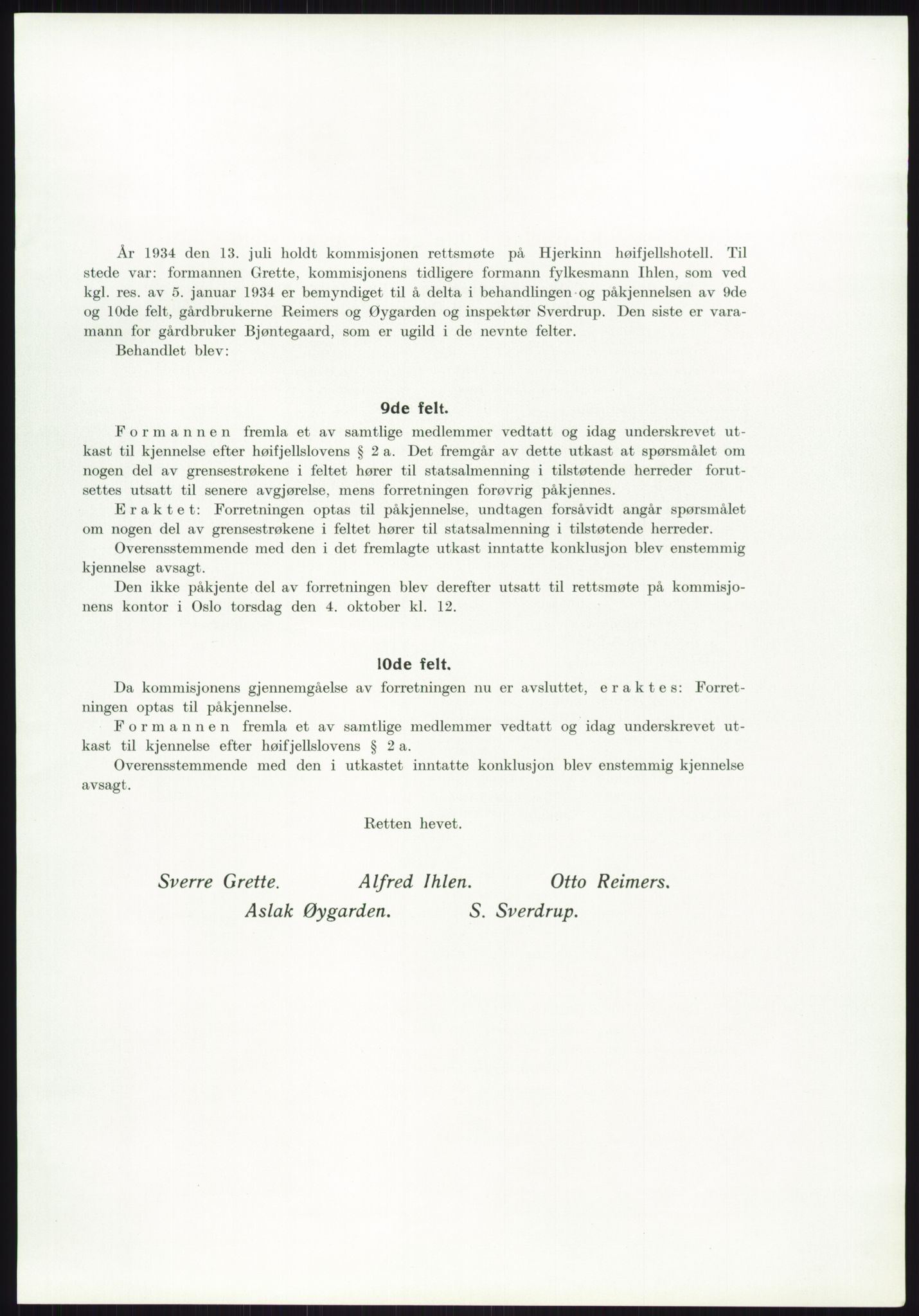 Høyfjellskommisjonen, AV/RA-S-1546/X/Xa/L0001: Nr. 1-33, 1909-1953, s. 4500