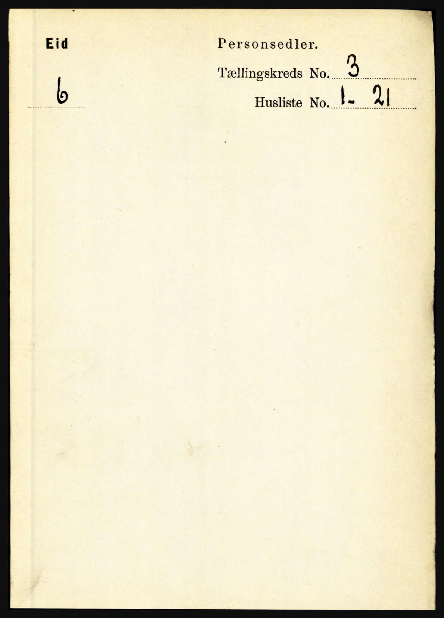 RA, Folketelling 1891 for 1443 Eid herred, 1891, s. 535