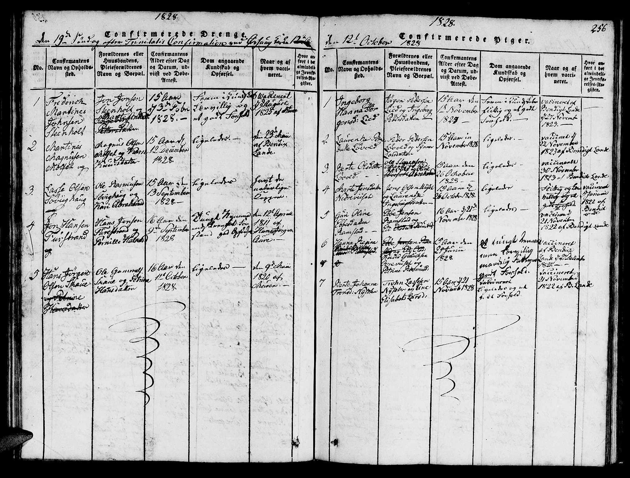 Ministerialprotokoller, klokkerbøker og fødselsregistre - Møre og Romsdal, AV/SAT-A-1454/522/L0322: Klokkerbok nr. 522C01, 1816-1830, s. 256