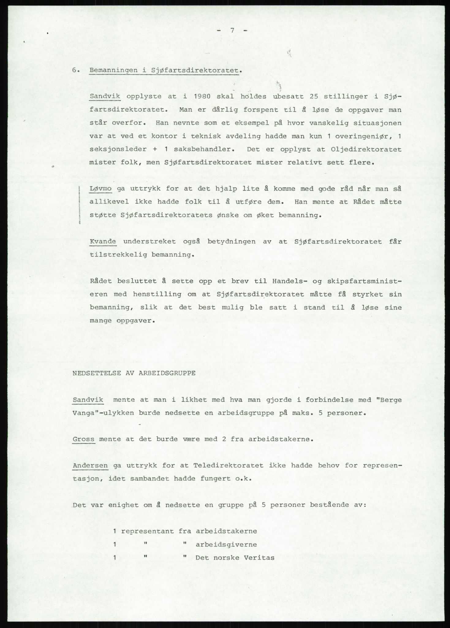Justisdepartementet, Granskningskommisjonen ved Alexander Kielland-ulykken 27.3.1980, AV/RA-S-1165/D/L0013: H Sjøfartsdirektoratet og Skipskontrollen (H25-H43, H45, H47-H48, H50, H52)/I Det norske Veritas (I34, I41, I47), 1980-1981, s. 15