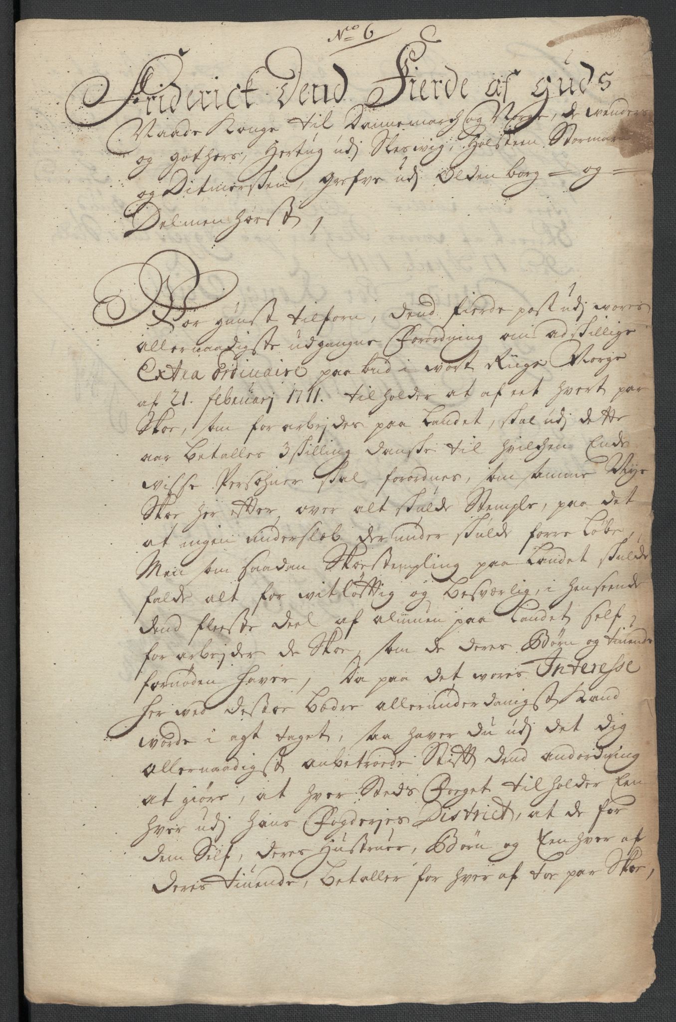 Rentekammeret inntil 1814, Reviderte regnskaper, Fogderegnskap, RA/EA-4092/R60/L3961: Fogderegnskap Orkdal og Gauldal, 1711, s. 157