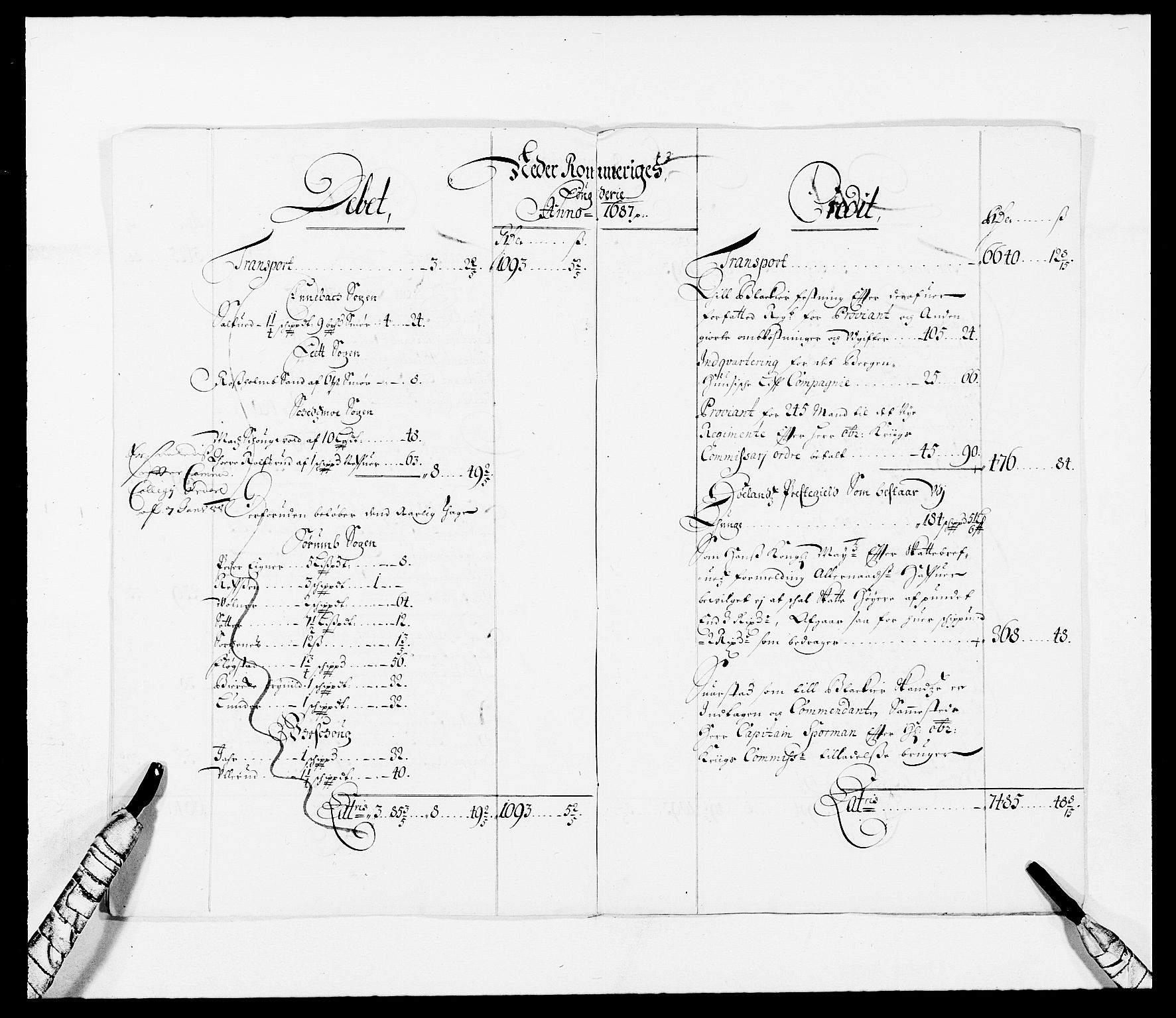 Rentekammeret inntil 1814, Reviderte regnskaper, Fogderegnskap, AV/RA-EA-4092/R11/L0572: Fogderegnskap Nedre Romerike, 1686-1687, s. 216