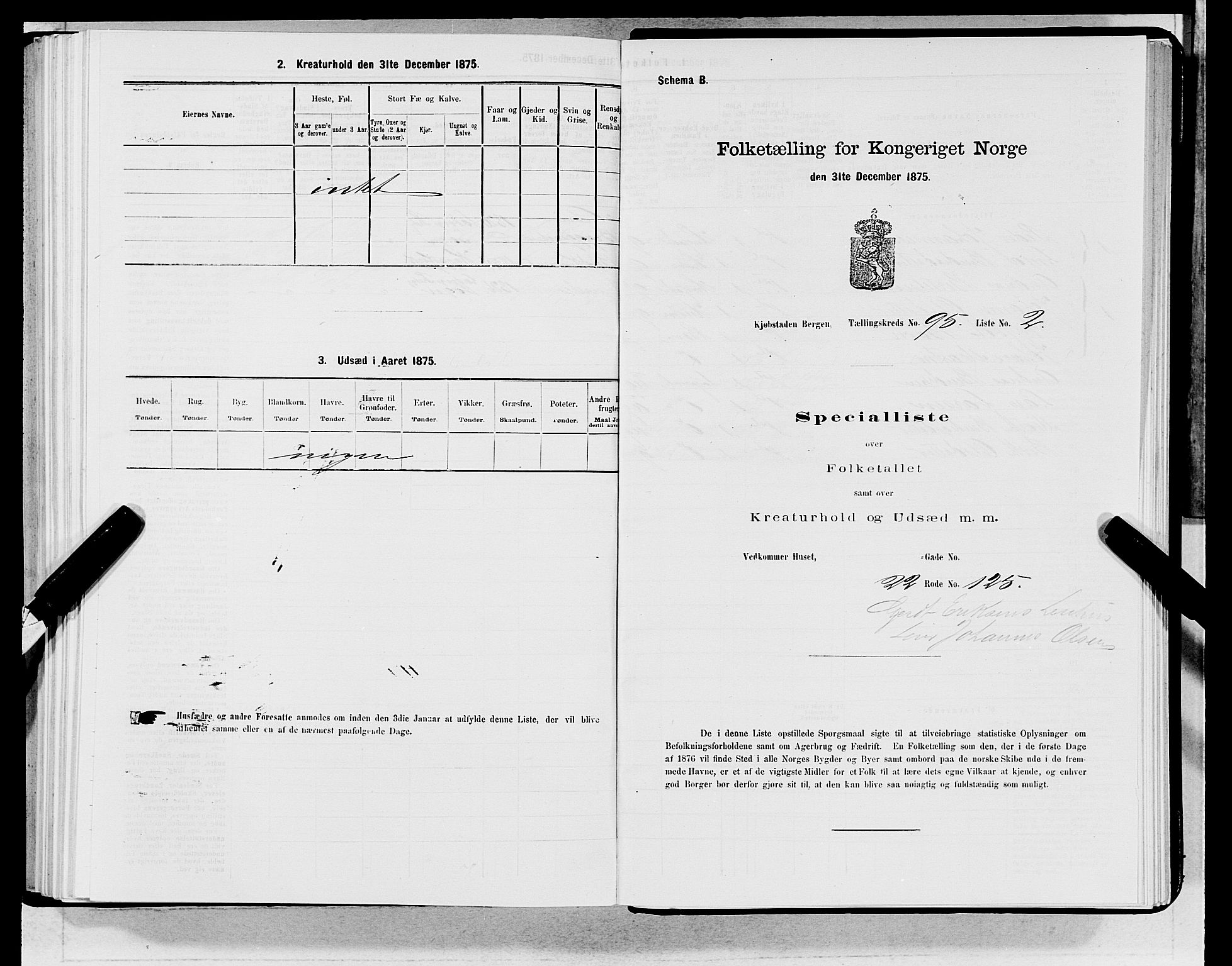 SAB, Folketelling 1875 for 1301 Bergen kjøpstad, 1875, s. 5106