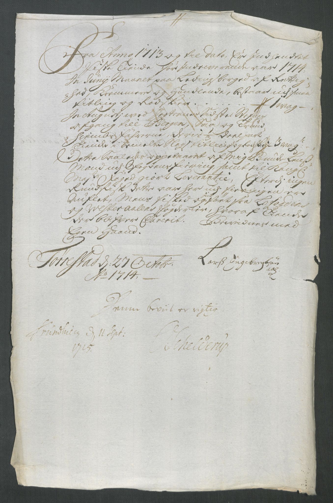 Rentekammeret inntil 1814, Reviderte regnskaper, Fogderegnskap, RA/EA-4092/R66/L4584: Fogderegnskap Salten, 1714, s. 269