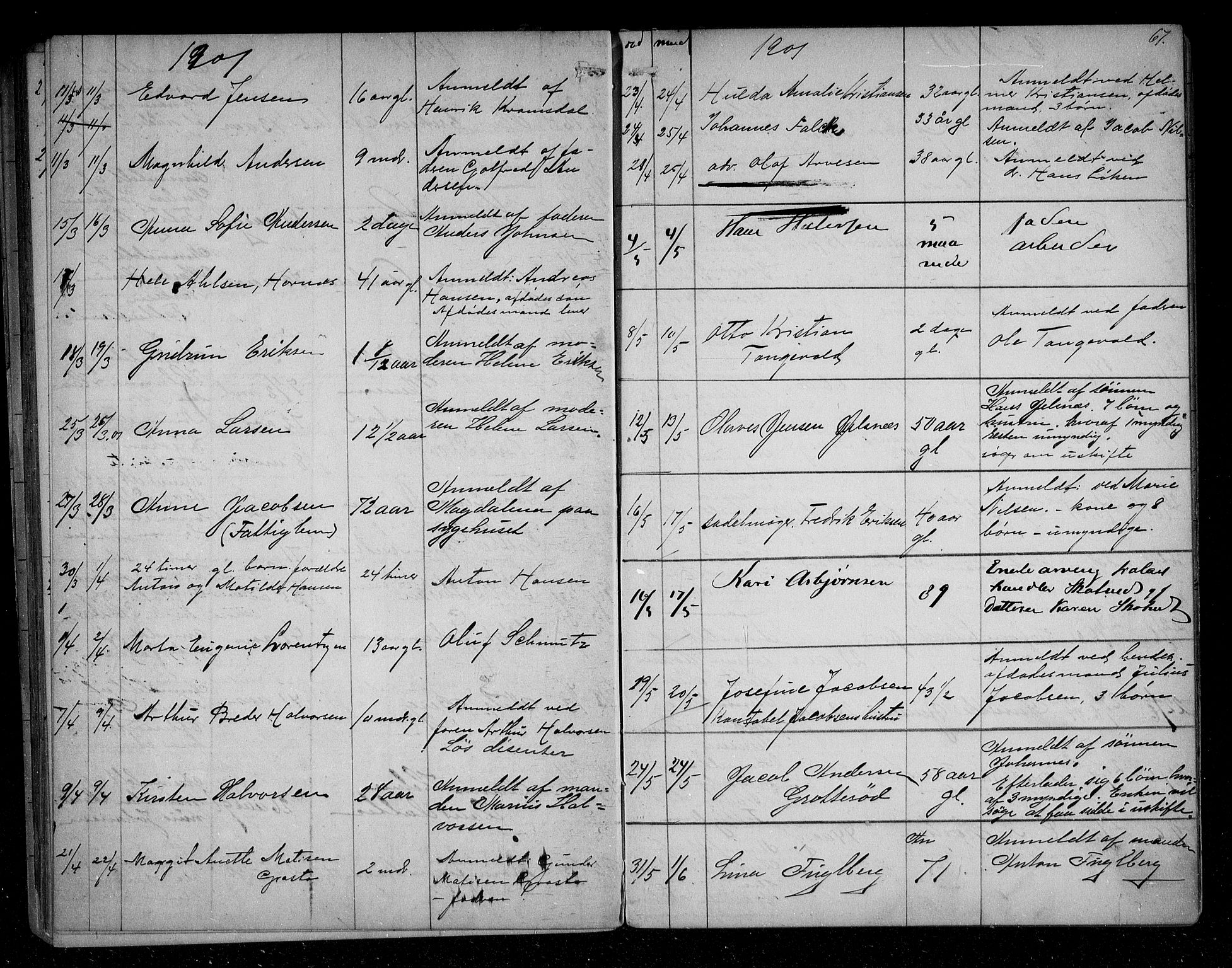 Sarpsborg byfogd, AV/SAO-A-10864/H/Ha/Haa/L0001: Dødsfallsprotokoll, 1880-1904, s. 66b-67a