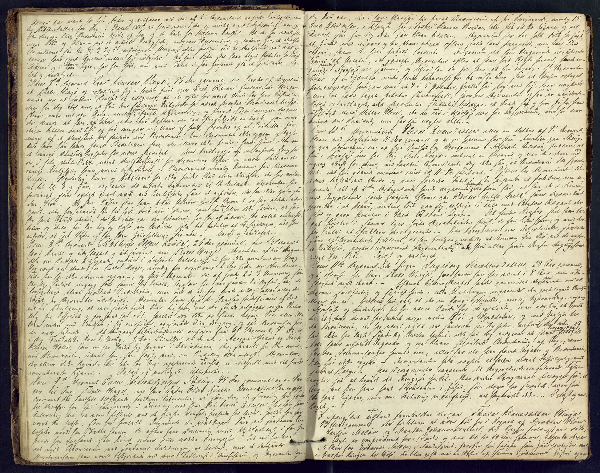 Nordre Jarlsberg sorenskriveri, AV/SAKO-A-80/F/Fb/Fba/L0011: Ekstrarettsprotokoll, 1851-1855, s. 15