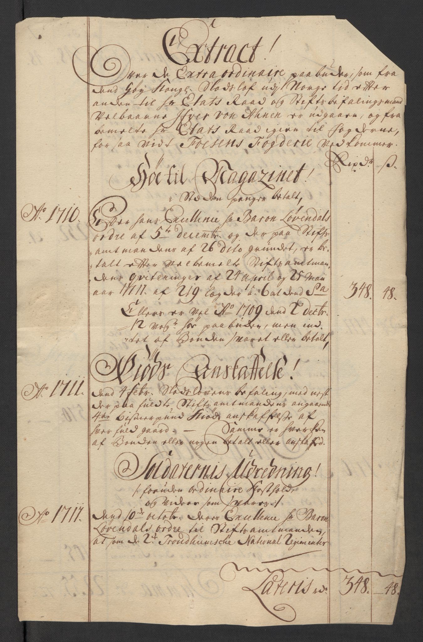 Rentekammeret inntil 1814, Reviderte regnskaper, Fogderegnskap, RA/EA-4092/R57/L3862: Fogderegnskap Fosen, 1714, s. 307