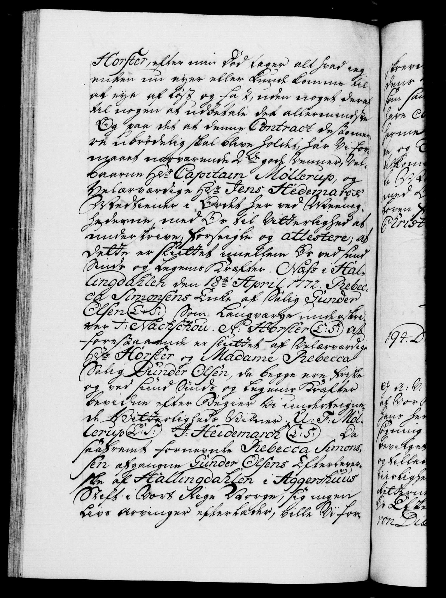 Danske Kanselli 1572-1799, RA/EA-3023/F/Fc/Fca/Fcaa/L0045: Norske registre "Norske eller 3. dept.s åpne brev, 1771-1773, s. 341b