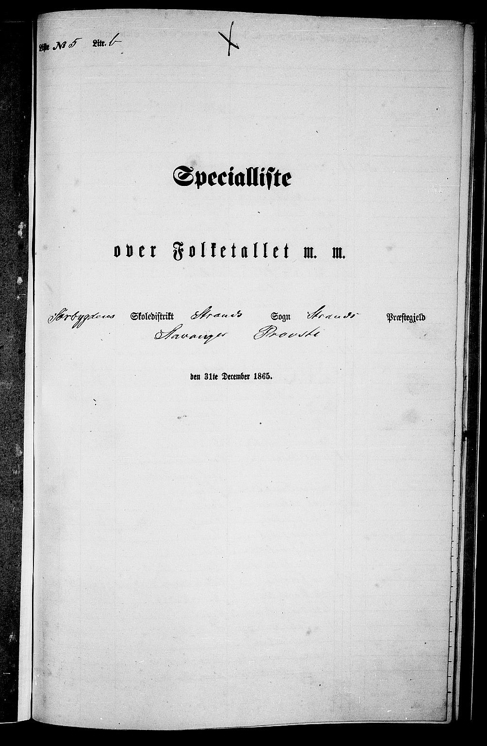 RA, Folketelling 1865 for 1130P Strand prestegjeld, 1865, s. 80