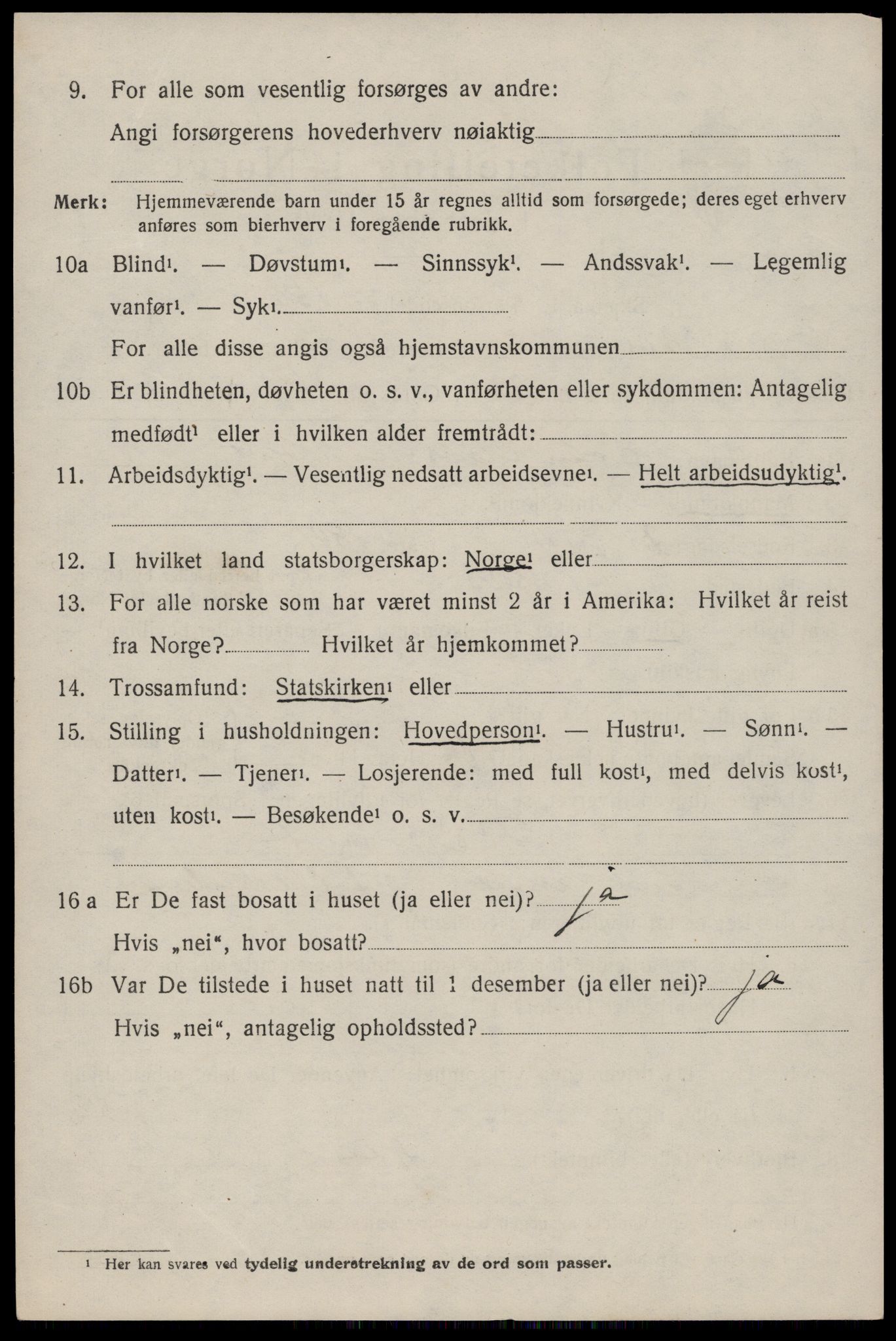 SAKO, Folketelling 1920 for 0830 Nissedal herred, 1920, s. 1814