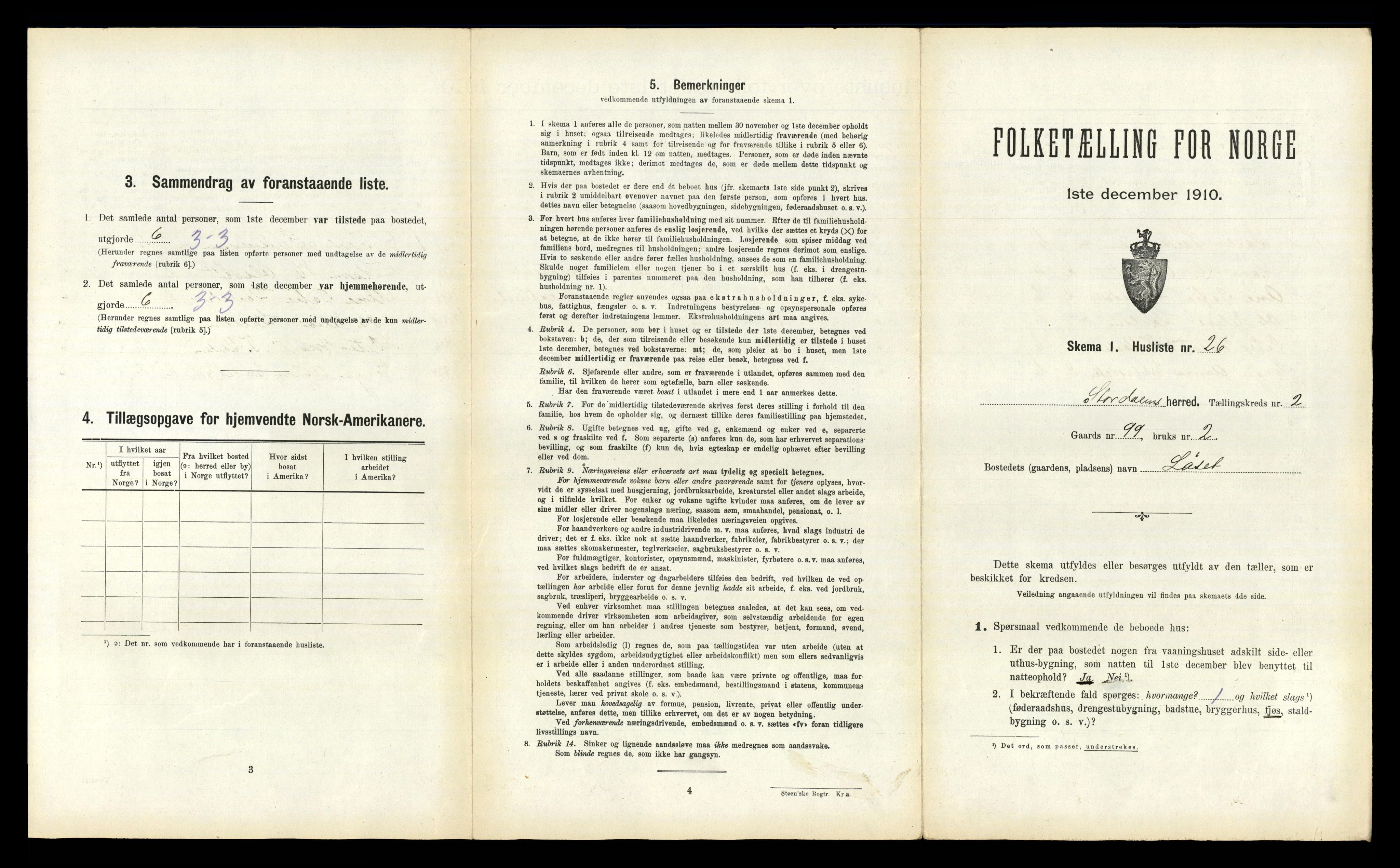 RA, Folketelling 1910 for 1526 Stordal herred, 1910, s. 208