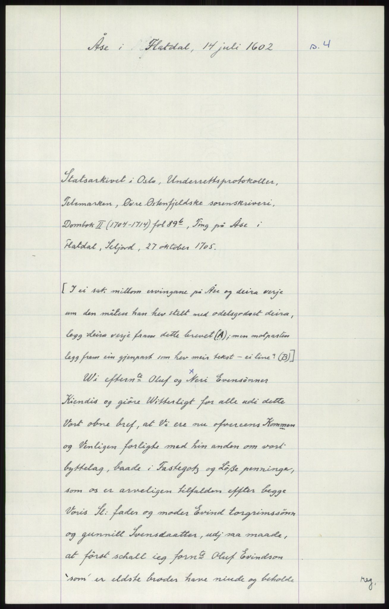 Samlinger til kildeutgivelse, Diplomavskriftsamlingen, AV/RA-EA-4053/H/Ha, s. 3373